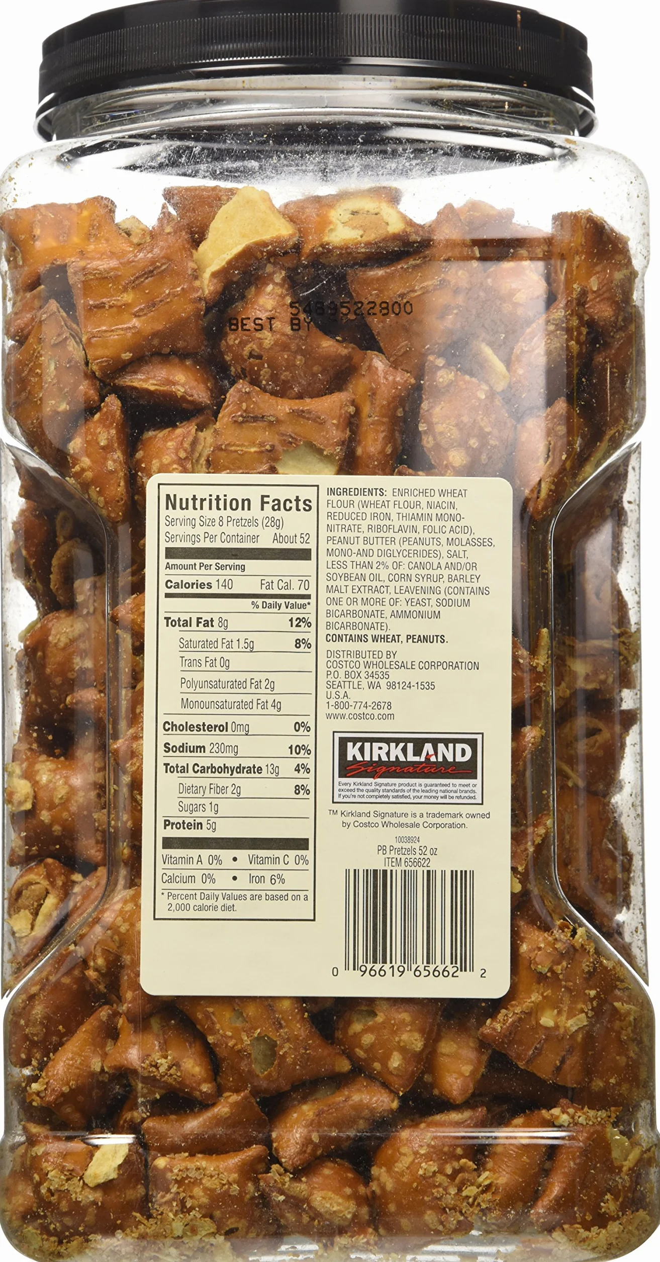 Kirkland Hk Anderson Peanut Butter Filled Pretzels 3 Lb Pack of 2