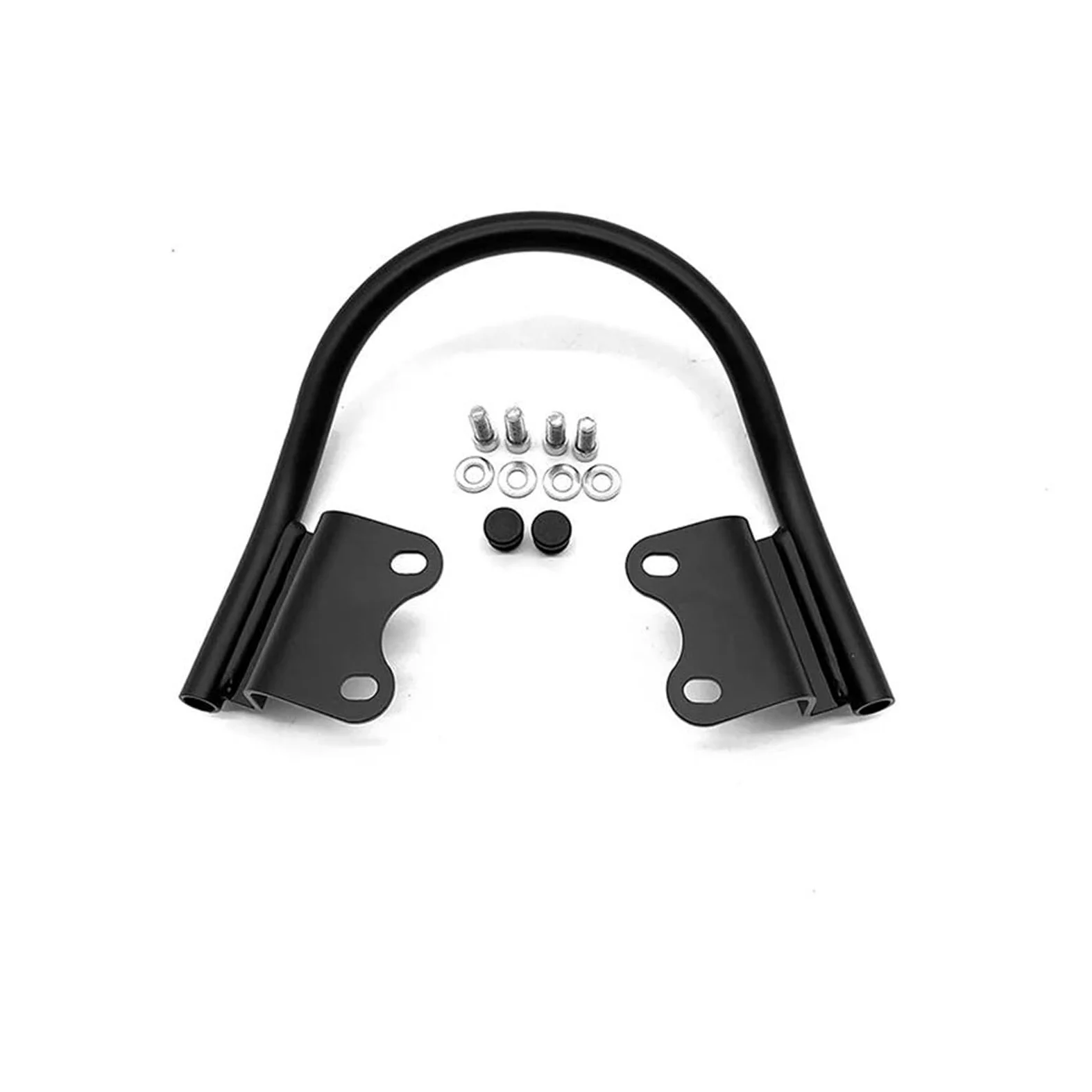Barra Agarre Asiento Trasero Pasajero Motocicleta Apoyabrazos Manillar para Street Twin 900 2016-2022 para Speed Twin 900 2023-2024(Negro)