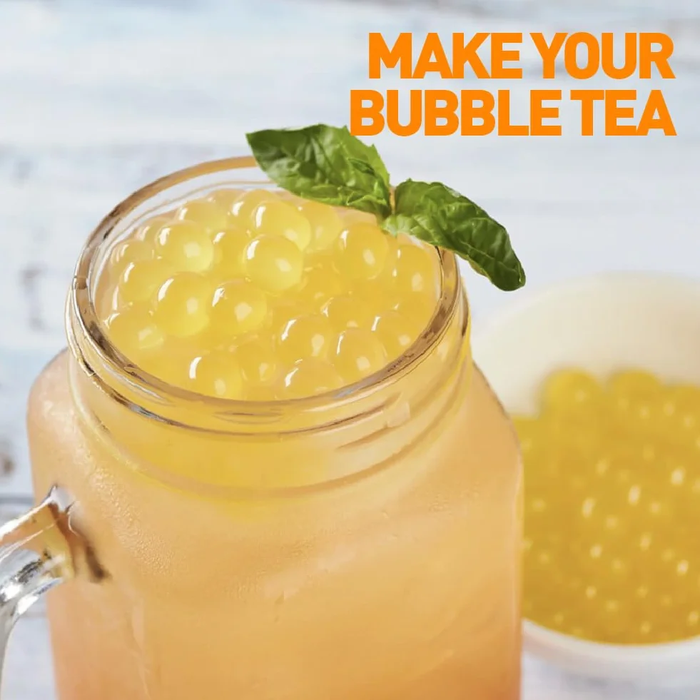 FRANKLY Popping Boba Esferas de fruta para Bubble tea Fruta de la Pasiòn 450g