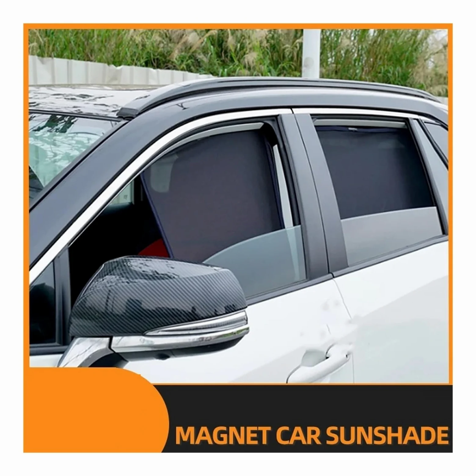 Parasol Ventanilla Coche Parasol para Parabrisas Delantero Y Trasero para X5 E70 2007-2013 Malla para Ventana Lateral De Verano Parasoles(4piece Side)