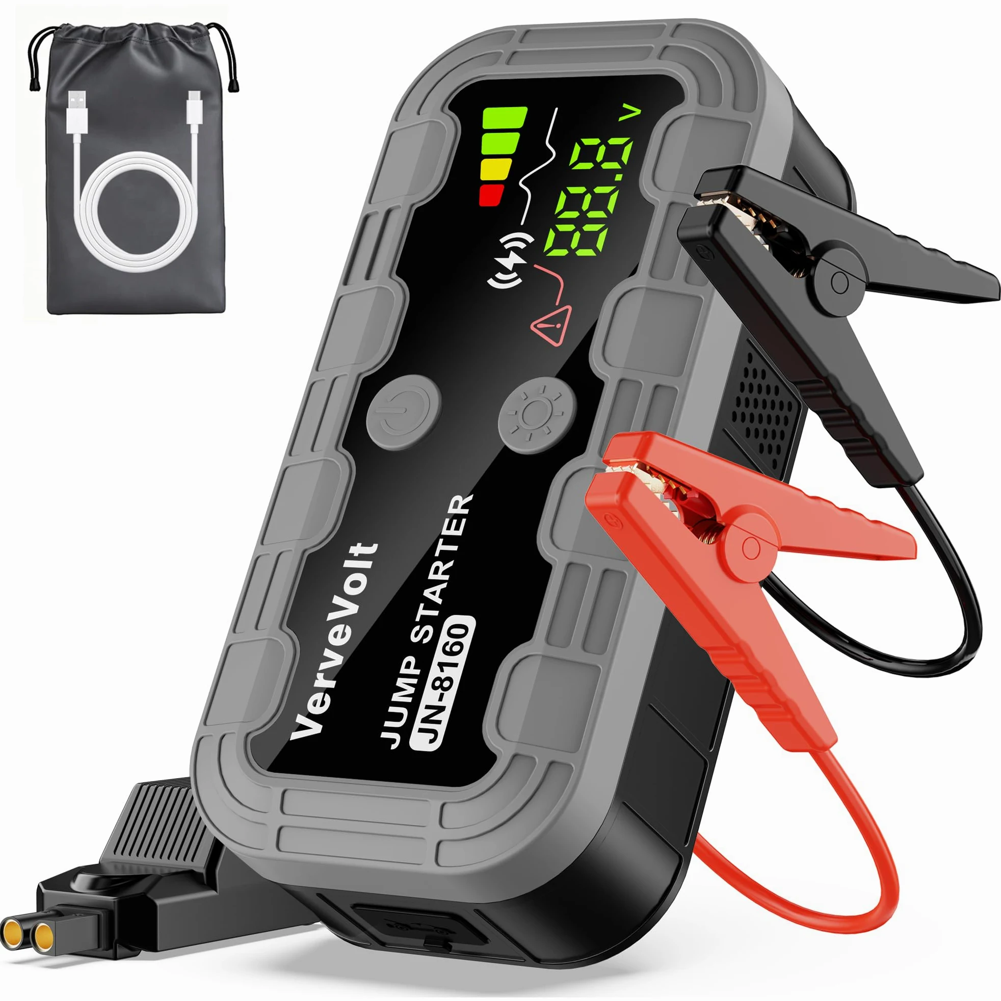Arrancadores de Bateria de Coche y LED J-1 Coche y LCD JN8160 A07