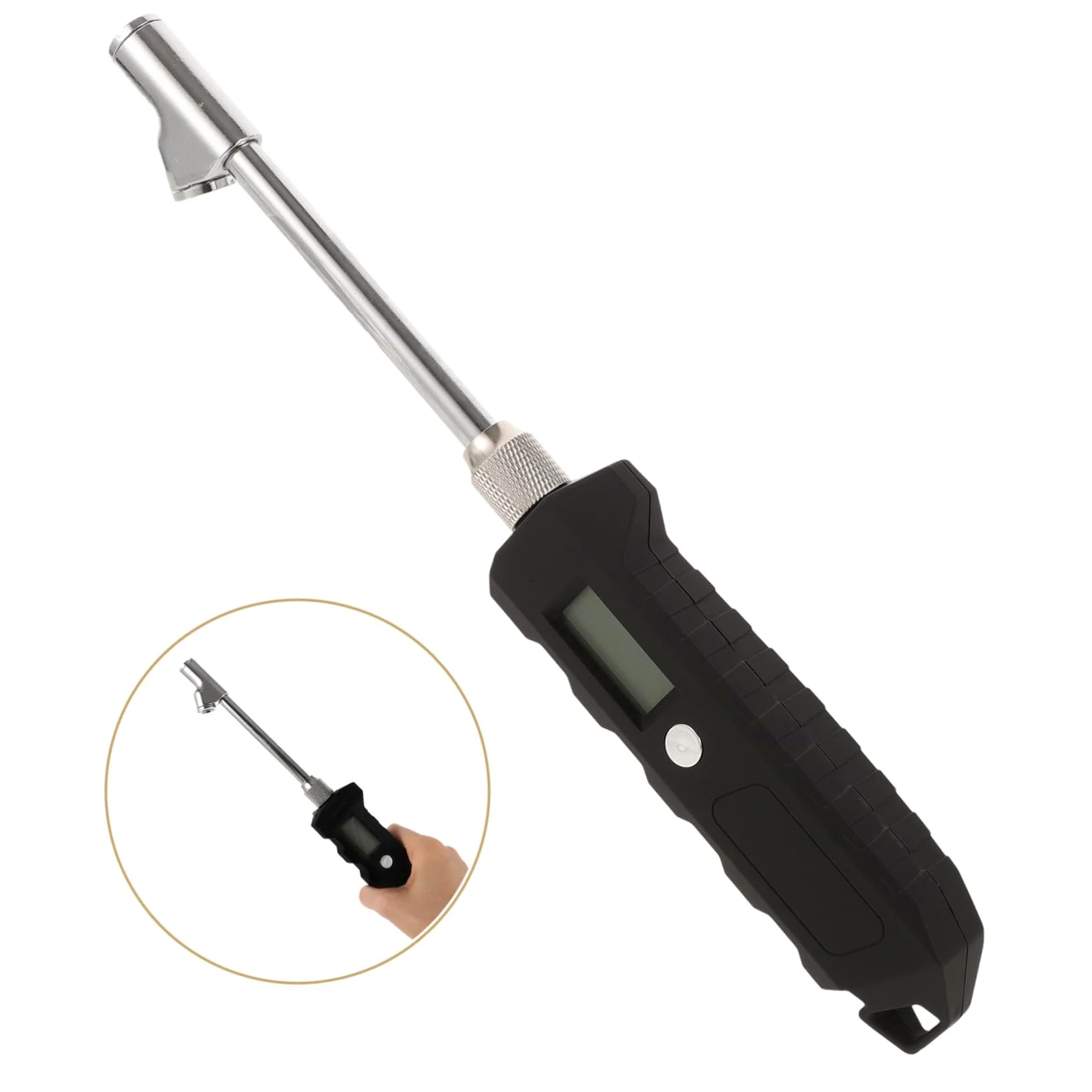 Mobestech 5piezas Medidor Digital De Presión De Neumáticos De Alta Precisión Herramienta Portátil Para Medición De Presión De Neumáticos De Camiones y Vehículos