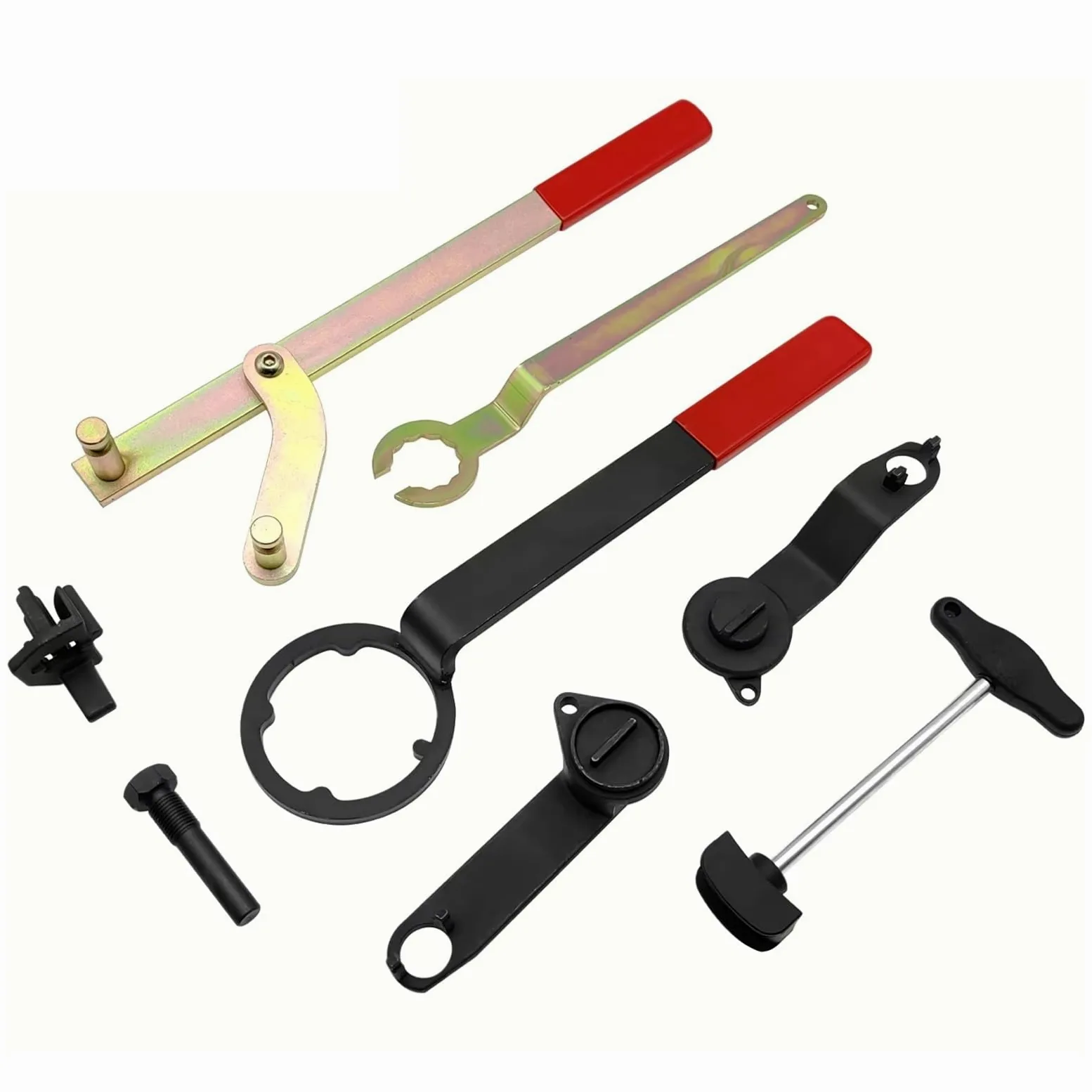 Herramientas Bloqueo Sincronización Para VW Para T-Roc Para Tiguan Mk2 | Juego de herramientas de sincronización del árbol de levas del motor OEM: T10340, T10494, T10499, T10487, T10476, T10477
