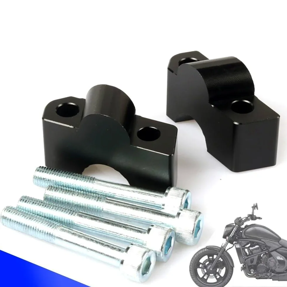 Elevador De Manillar para Kawasaki para Vulcan S 650 S650 VN para VN650 Elevador Manillar Motocicleta Soporte Movimiento Trasero Abrazadera Montaje Barra Mango Manija Barra Elevadora