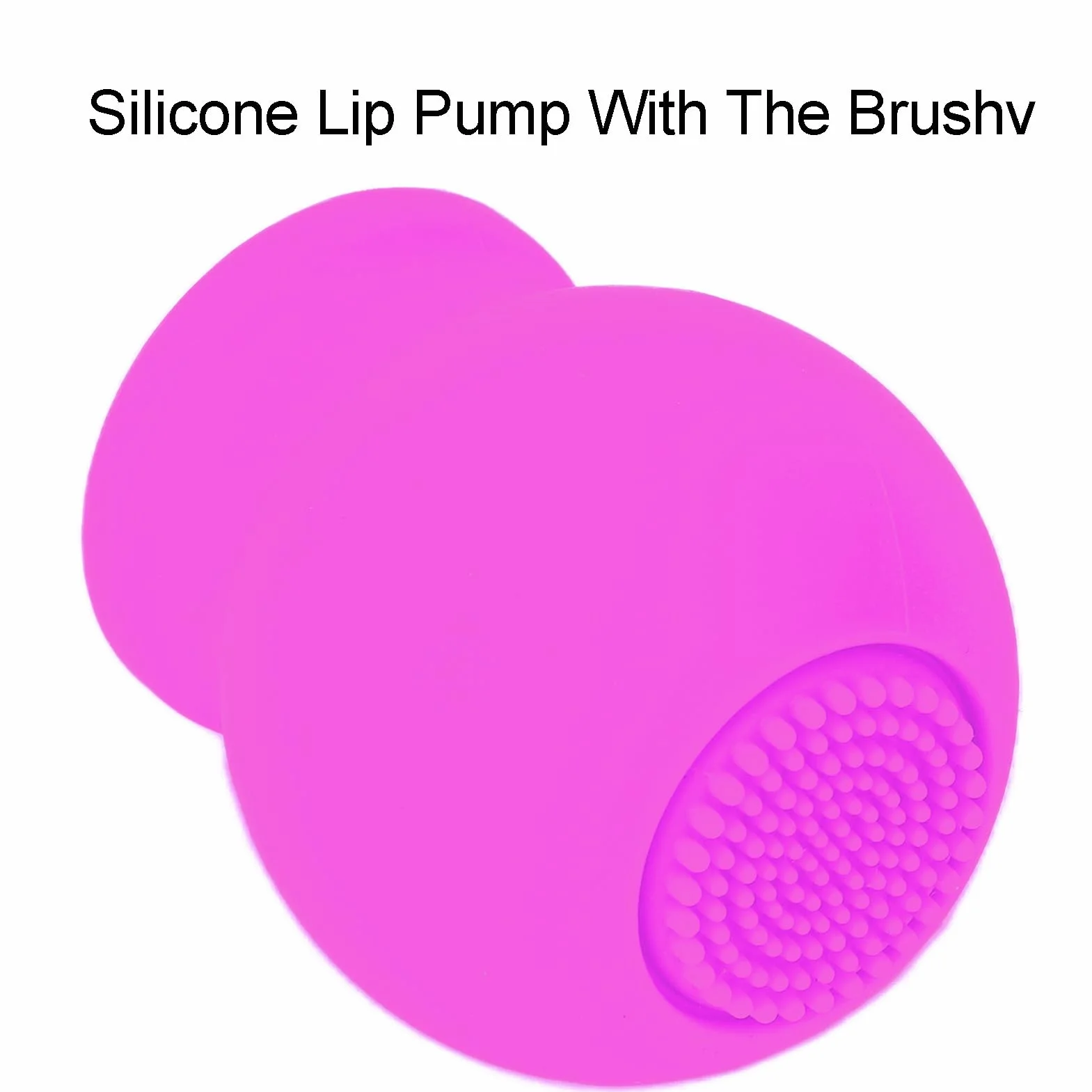 Bomba de Labios de Silicona 2 Colores para Masaje Facial con Cepillo