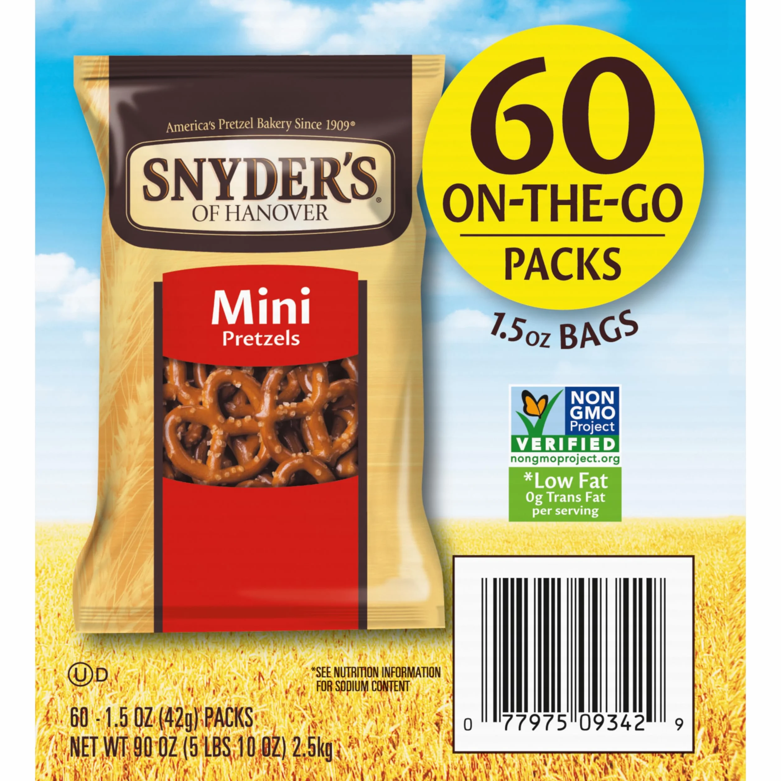 Snyder's Mini Pretzels 66-Pack 1.5 oz