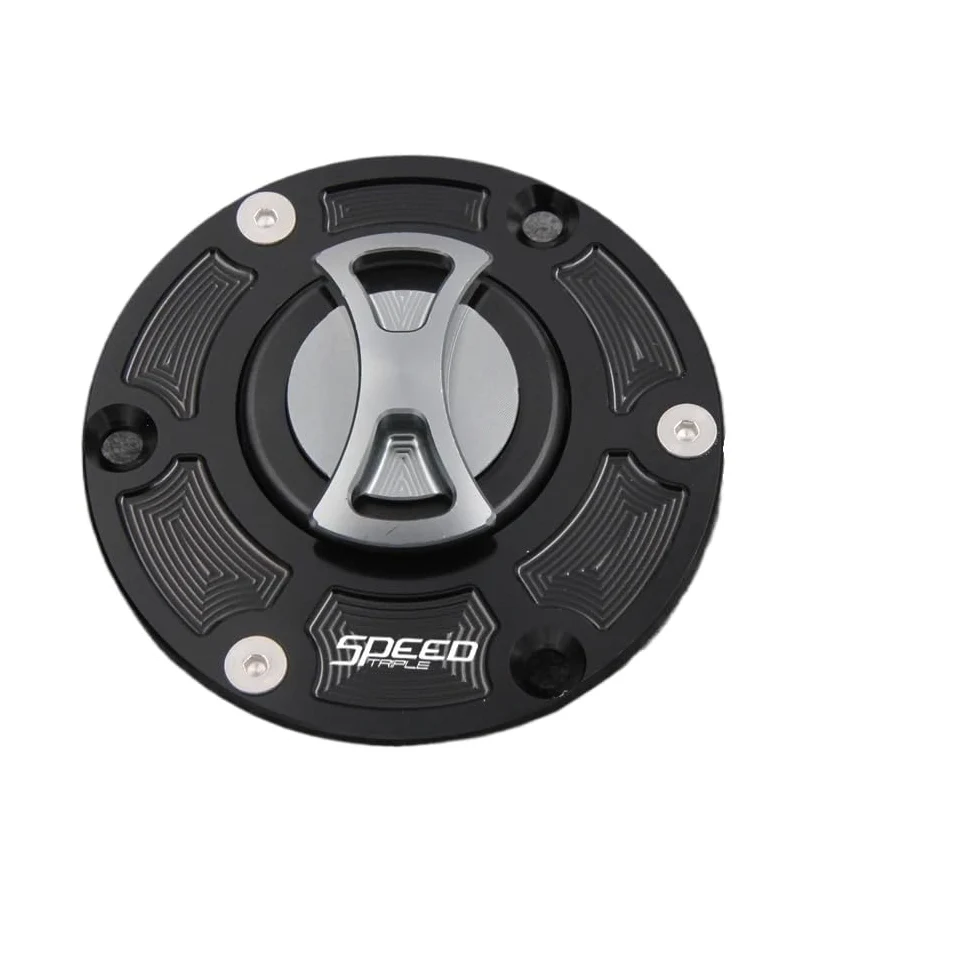 Moto Tapón Depósito Combustible Tapa de Tanque de Combustible de Motocicleta sin Llave CNC para TR&iumph para Speed ​​para Triple 1050 2005-2010