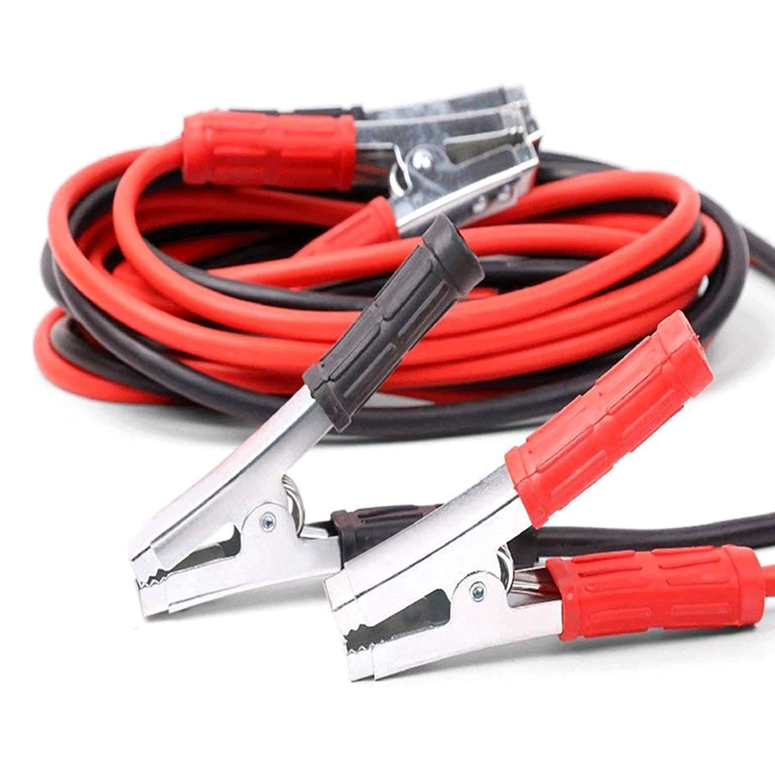 Cables de batería 1800AMP 500AMP 1000AMP Cable de Refuerzo Terminales de Emergencia Cables de Arranque para automóvil Furgoneta Camión (Color : 200CM 500AMP) (200cm 1000amp)