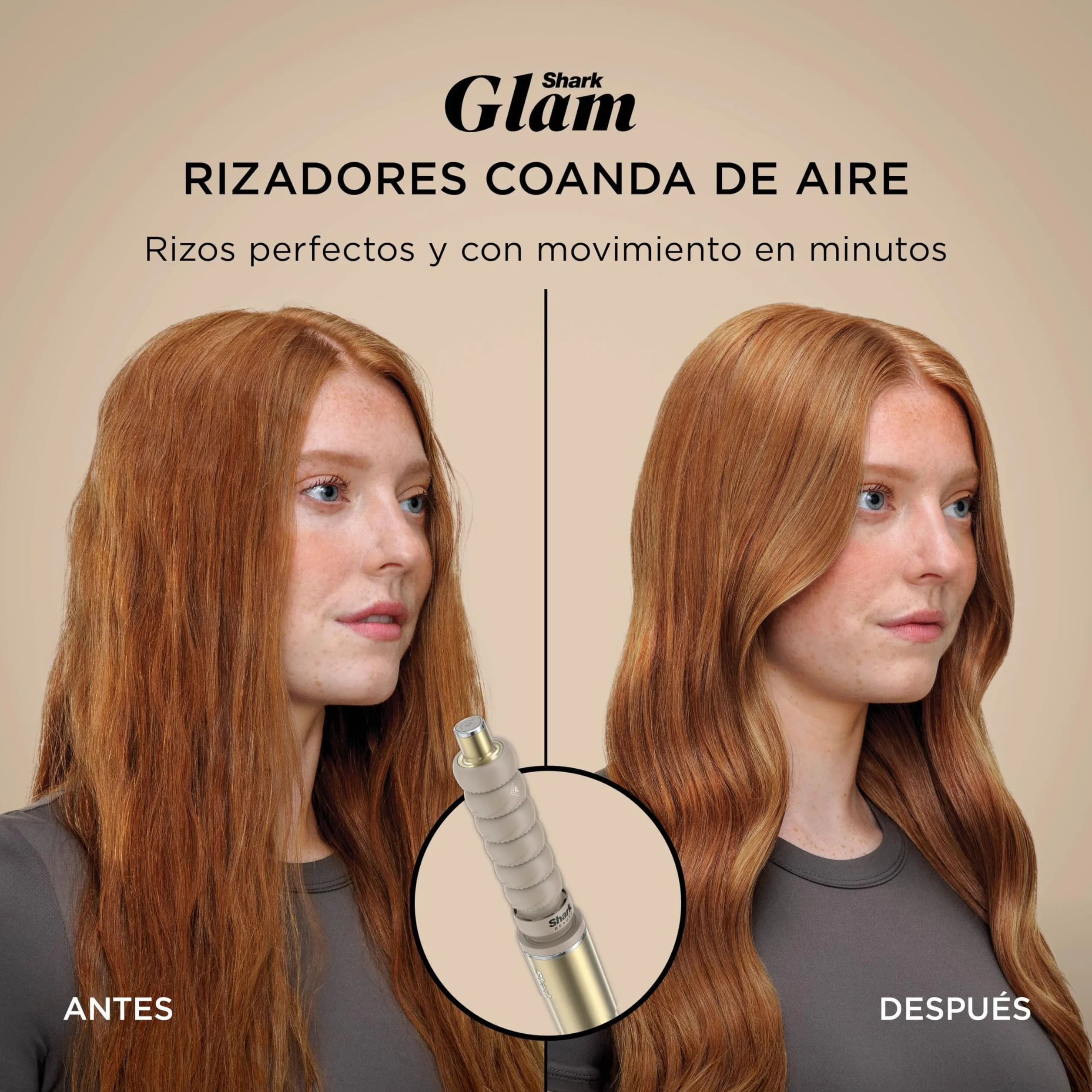 Shark Glam Multi-Styler Rizador Ondas Rizos Automático Difusor Concentrador Turbo Cepillo Aire Plancha