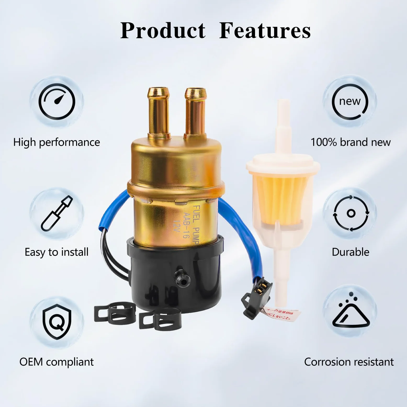 Road Passion Bomba Combustible Gasolina Electrica 12v Kawasaki Ninja ZX6 ZX6R ZX7 ZX7R ZX7RR ZX9R 600R