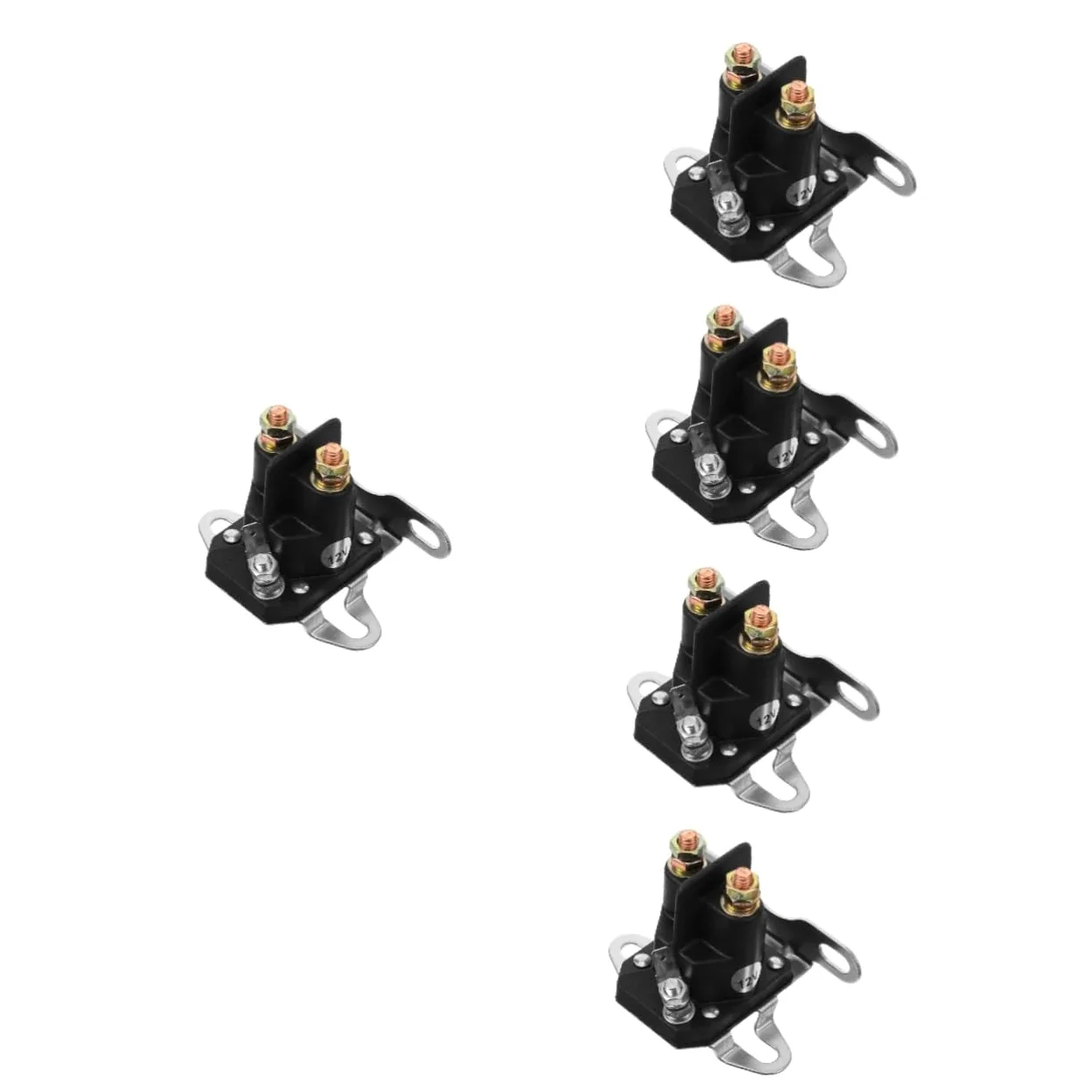 ifundom 5 Piezas De Arranque del Motor De Cortacésped Solenoides De Relé De Arranque Solenoide De Repuesto Relé De Solenoide De Arranque De Cortacésped Solenoide De Arranque De
