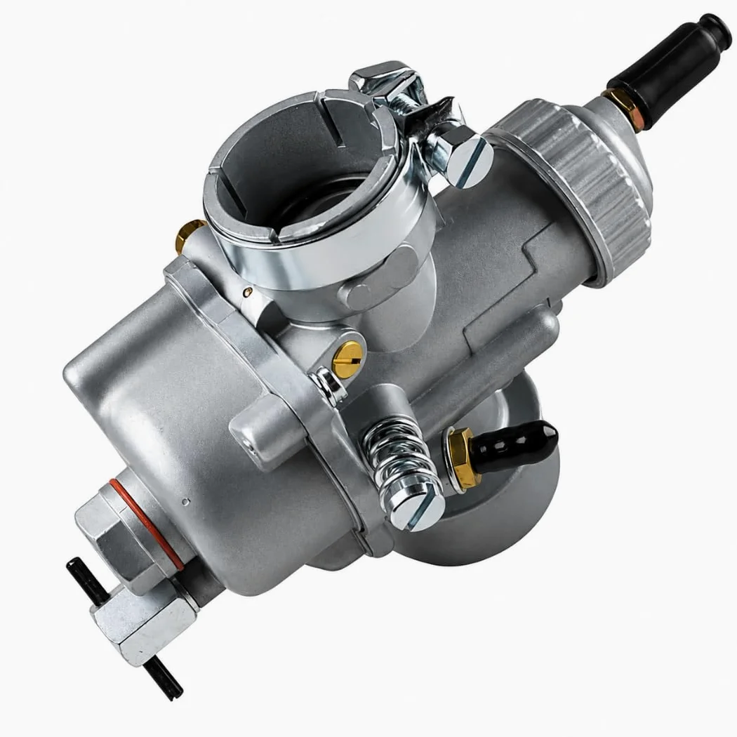 Carburador 23 para motoazada de 2 tiempos – Compatible con motor Jlo 197 Beta B 205 – 210 – Conexión colector 29 mm – Conexión filtro aire 35,75 mm