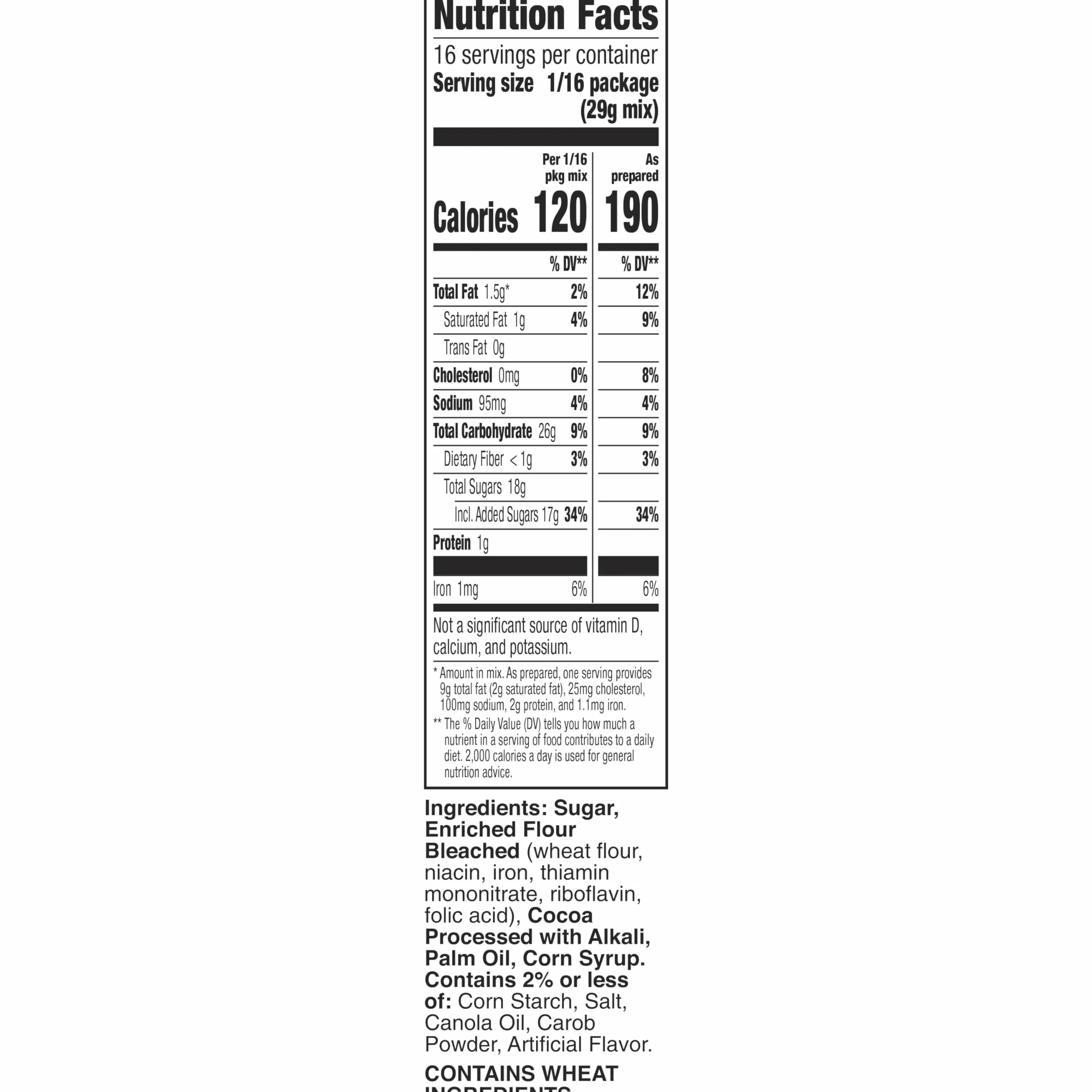 Favorites Fudge Brownie Mix, 16.3 oz