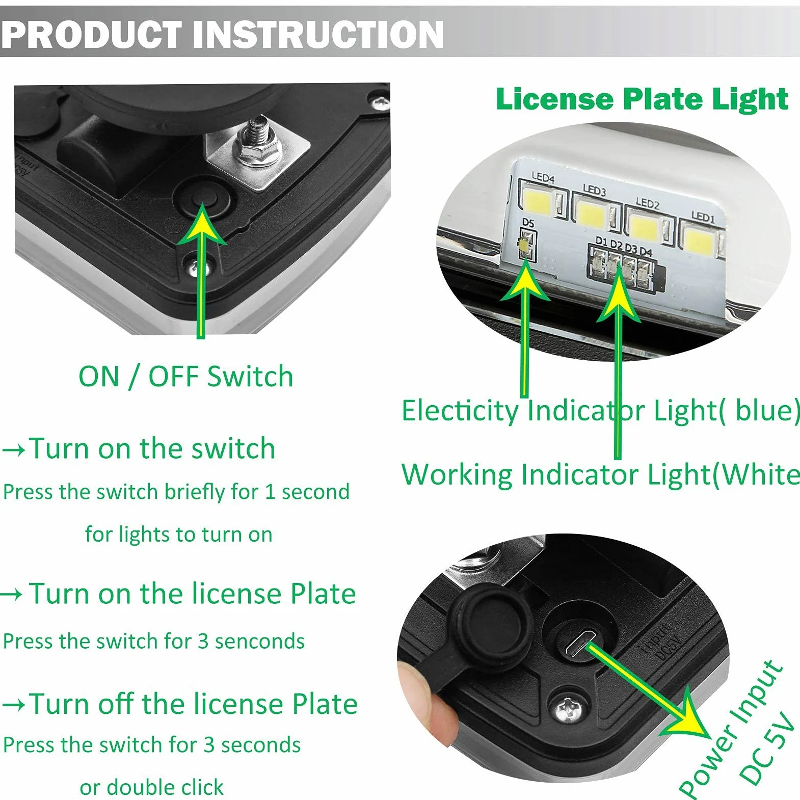 Kit12V Magnético Inalámbrico Luces Traseras Para Remolque Coches Led, 2Pcs Inalámbricas Pilotos Luces Traseras Remolque, Magnéticas Inalámbricas Camión Indicadora Dinámica Impermeable E-mark