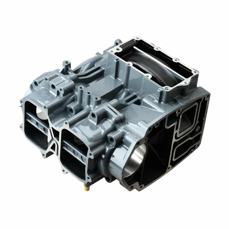 Conjunto de cárter y cilindro para motor fueraborda 2T E40X 40CV compatible con HDX 66T-15100 66T-15100-00 66T-15100-02-1S