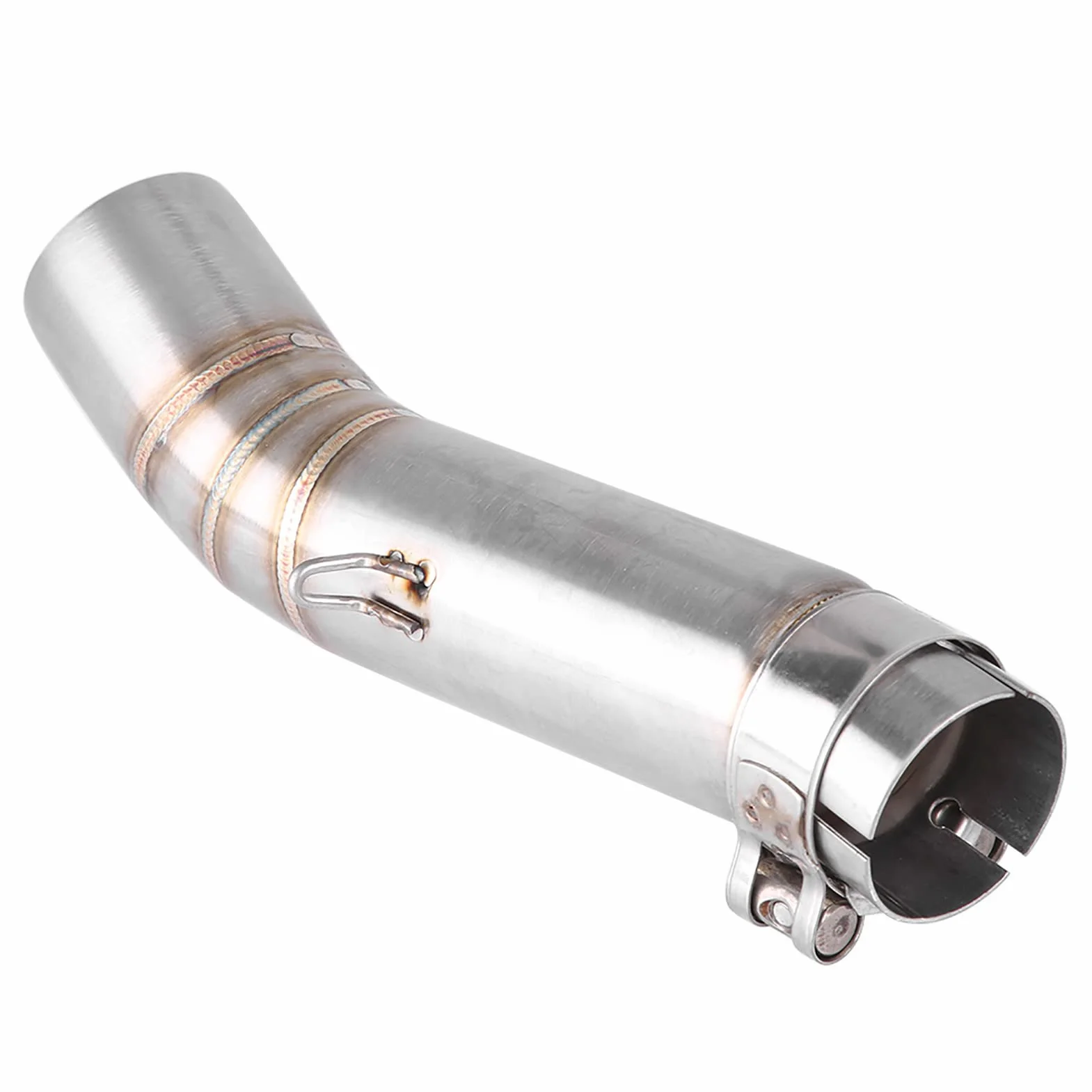Jadeshay Tubo de escape de motocicleta, 51mm Tubo de enlace de conexión de tubo medio de escape de motocicleta para CBR500R CB500X CBR500 CB500F