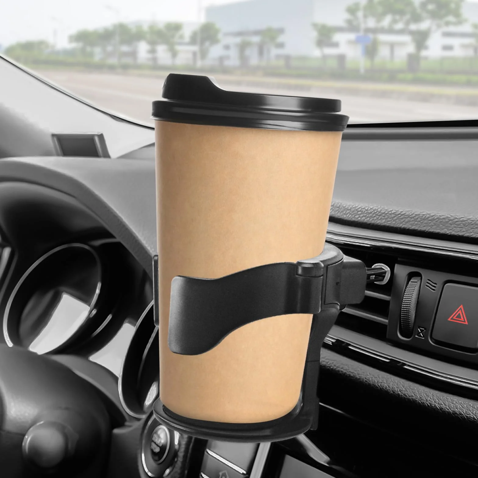 2 Pcs Portavasos Coche, Portavasos Coche Ajustable Universal, Multifuncional Portavasos para Automóvil, Soporte para Tazas En El Coche,para Botella,Latas De Bebidas,Tazas Termo, Cenicero