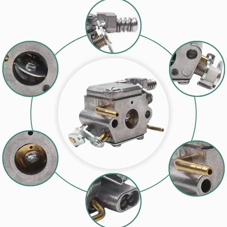Carburador de Motosierra WT962 Compatible con Motosierra de Gasolina Z-ENOAH KO-MATSU 25CC G2500