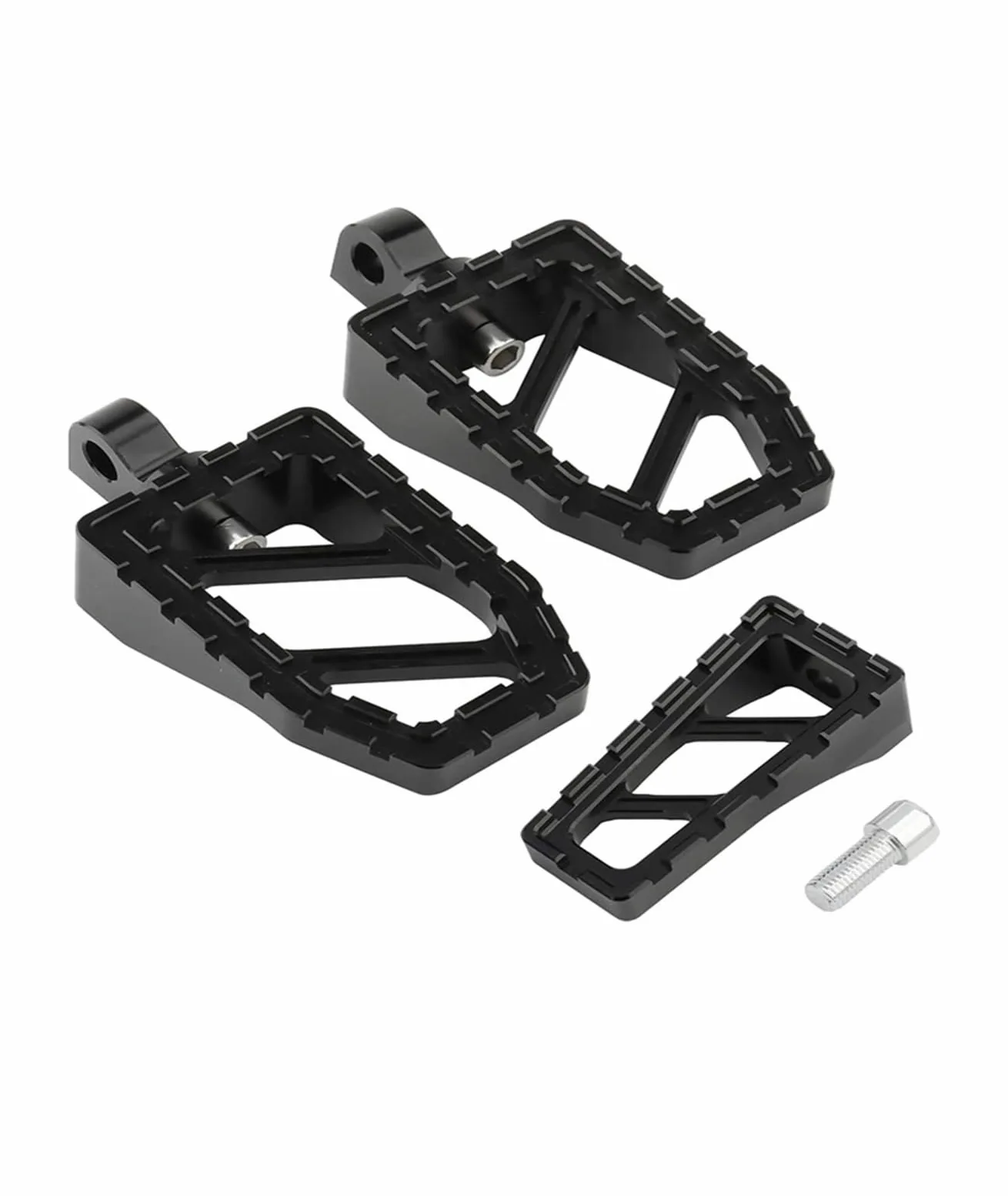 Juego Estriberas para Touring para Street Glide para Dyna Low Rider para Softail para Pedales Fatboy MX Clavijas Palanca Cambios para Motocicleta Reposapiés De Motocicleta(F Set)