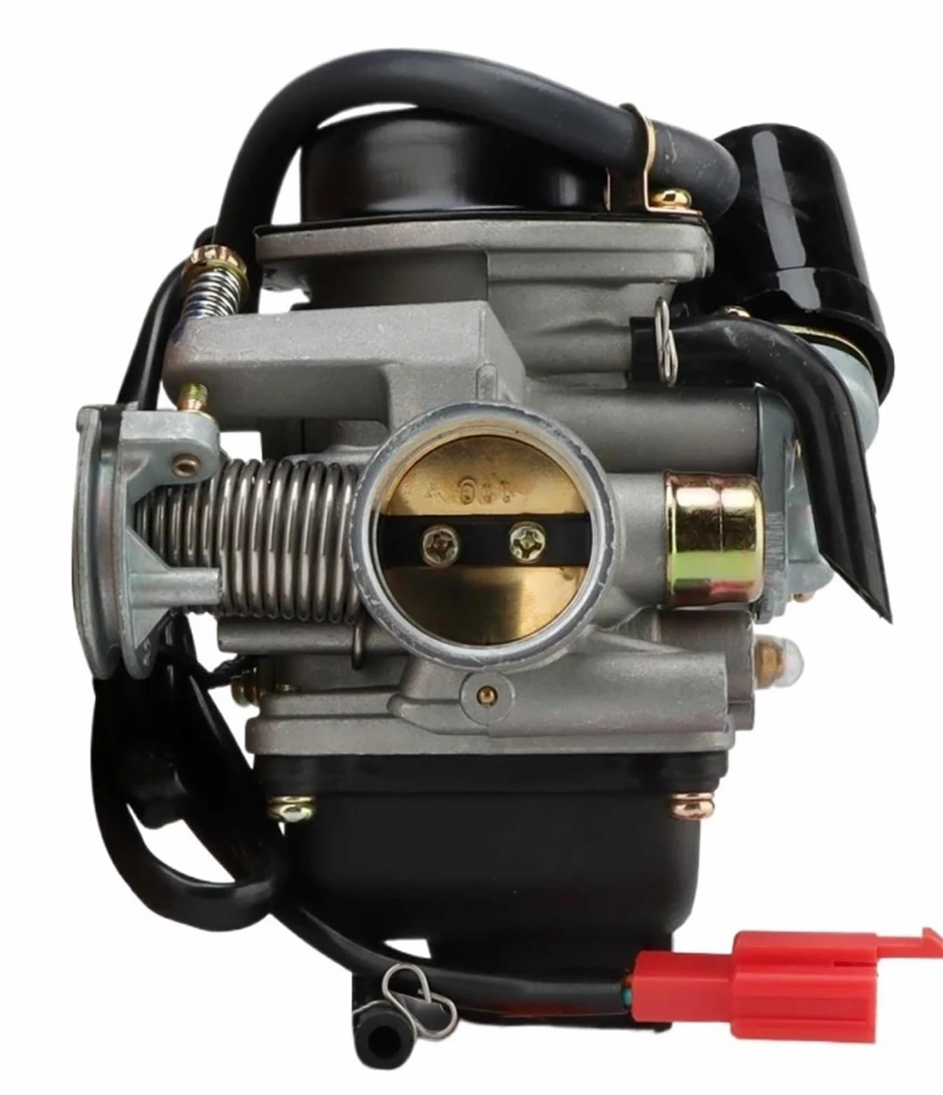 Carburador Repuesto Carburador PD para GY6 Motocicleta Motor 125cc 150cc con Válvula Drenaje Metal Carburador Potente 24mm