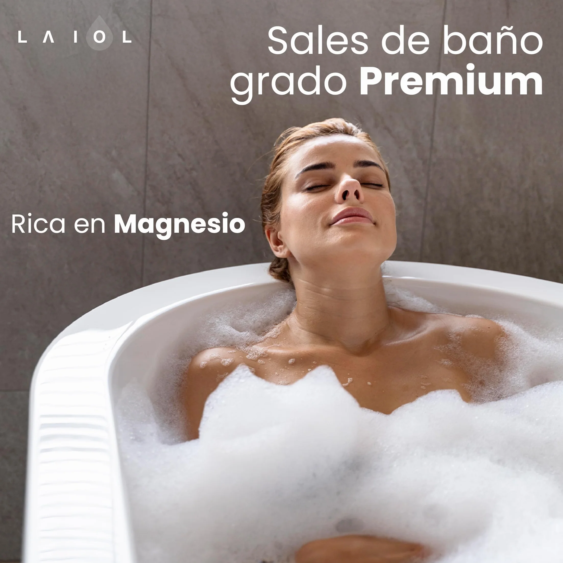 Sales de Epsom 500g Premium para Baño y Pies – Relajación Muscular, Detox con Magnesio y Alivio del Estrés