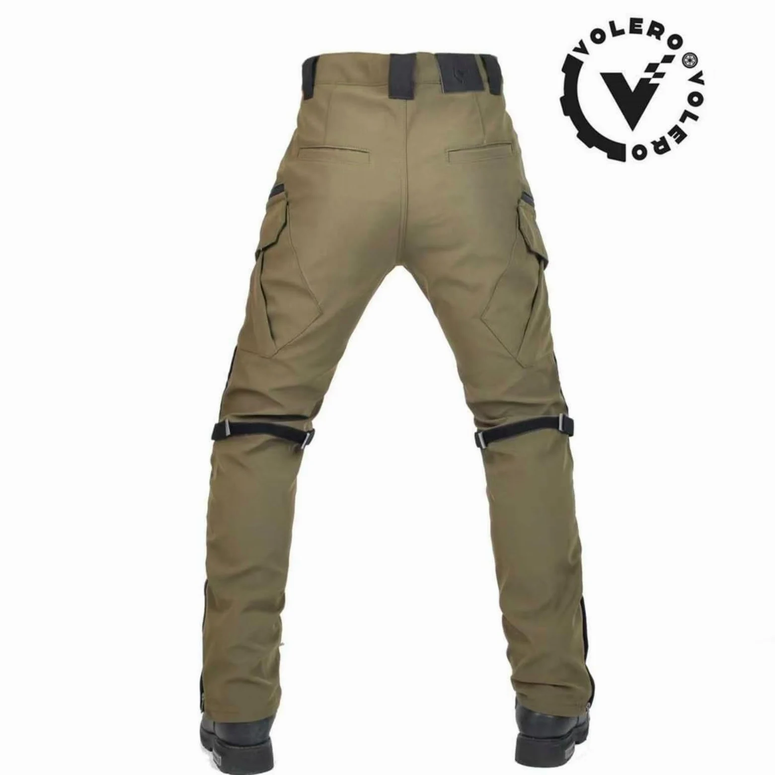 Pantalón Moto Hombre Homologado con Protecciones CE Honeycomb – Ajustables y Fijables, 97% Algodón Elástico, Urbano 4 Estaciones, Ligeramente Impermeable y Reflectante