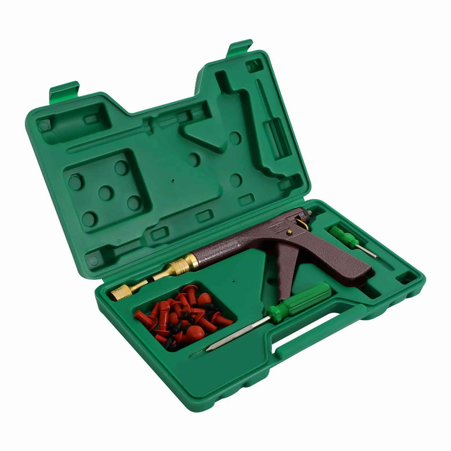 Kit de Pistola para reparación de neumáticos sin cámara, Herramienta para reparación de pinchazos, sonda Tipo Hongo, Boquilla para Motocicleta, camión, ATV, Tractor, RV, Remolque