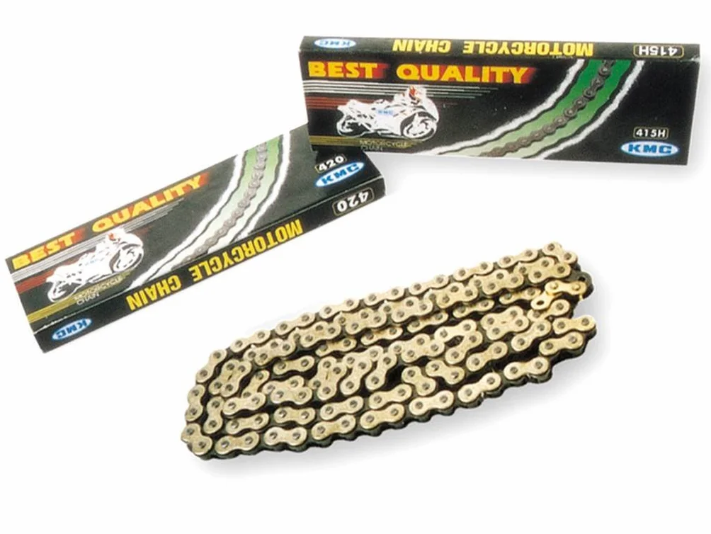 3869 - Cadena Moto Dorada kmc 520 x 118