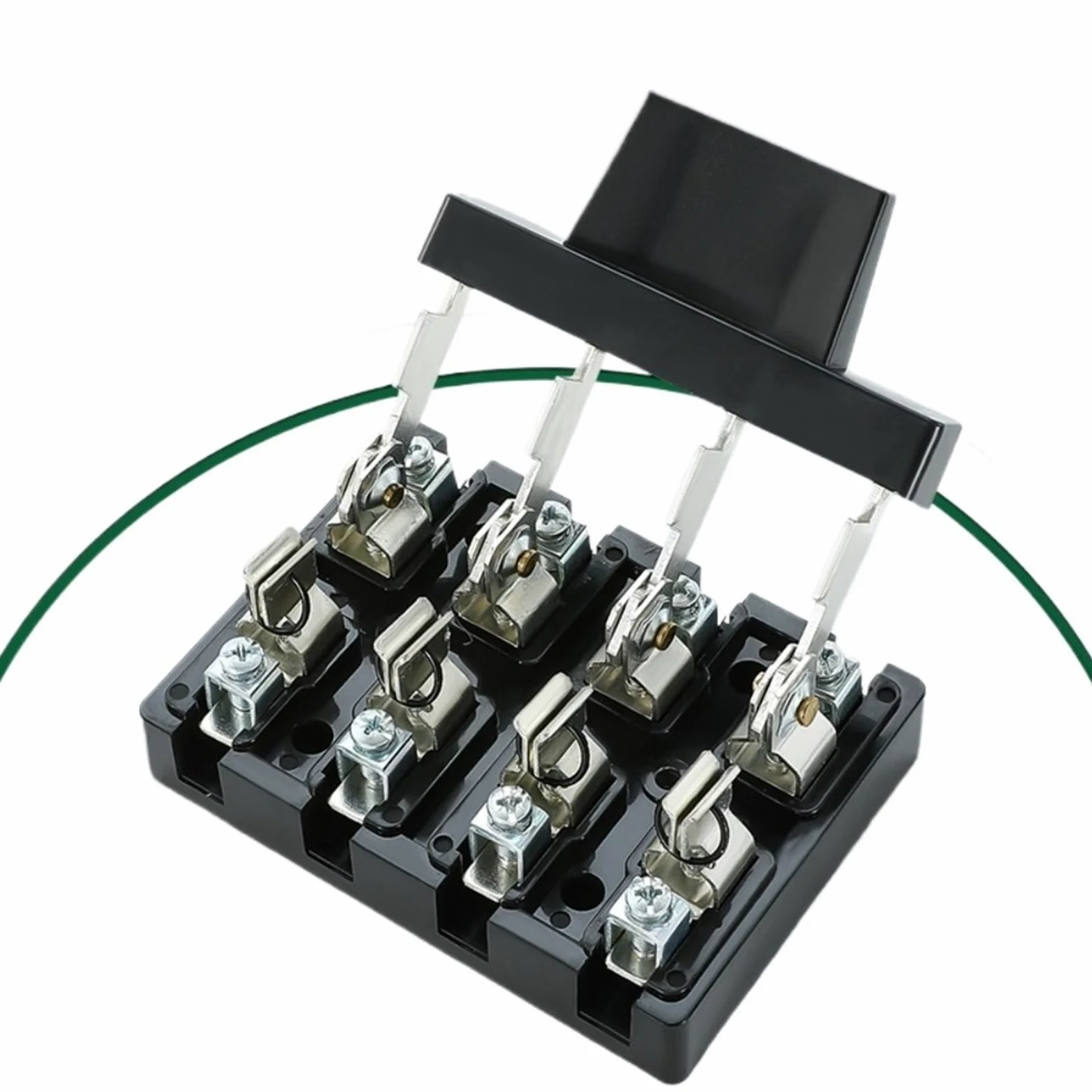 Interruptor de cuchillo fotovoltaico HK18, disyuntor de bajo voltaje de aislamiento 2P 4P, 63A, 100A, 160A, 200A, 250A, interruptor de desconexión de 400V(SVHK18-4P 200A)