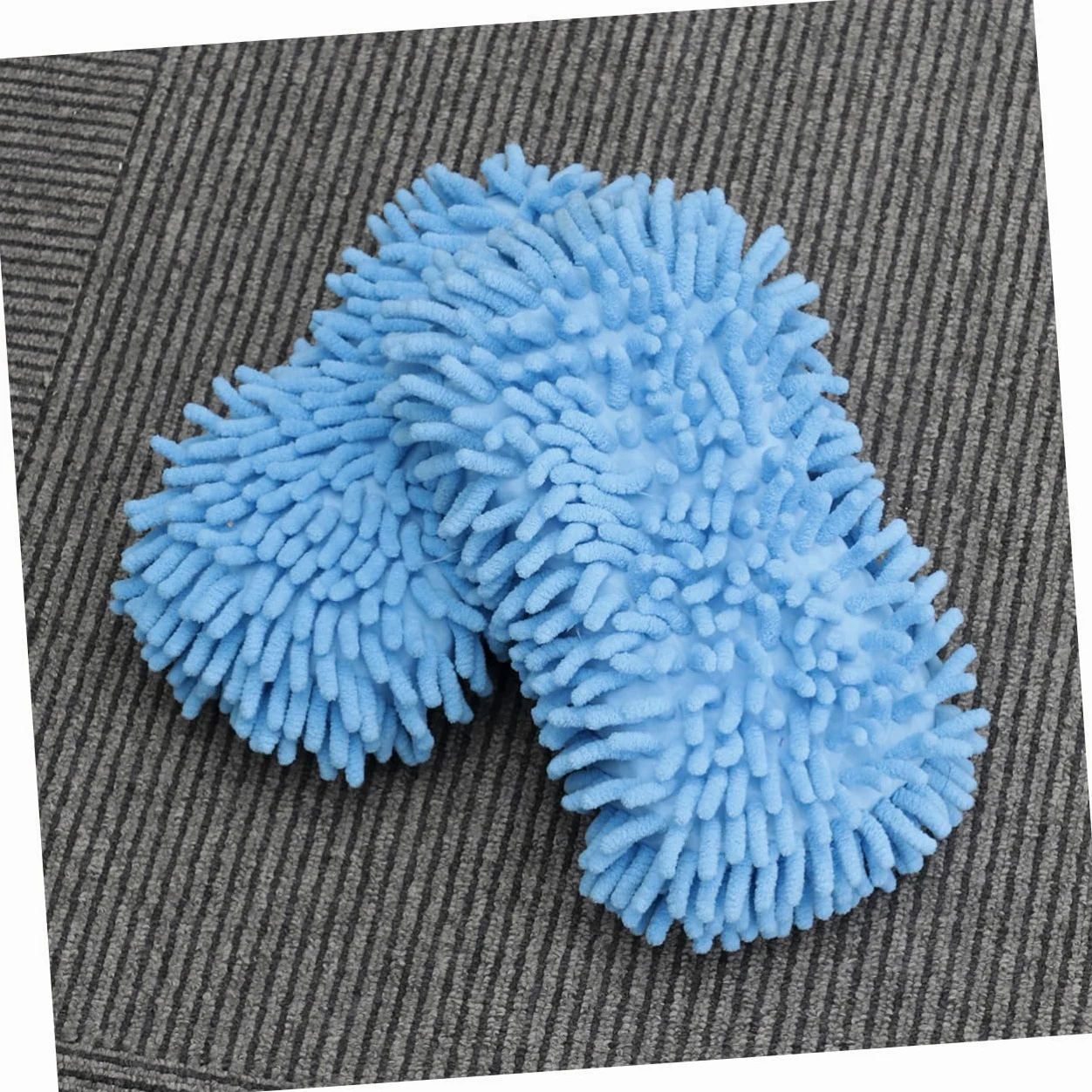 Hemobllo 6 Piezas Guantes de Microfibra Ultrafinos para Lavado de Coche Alta Absorción y para Limpieza Eficaz de Carrocería Cristales y Tapicería Color Azul