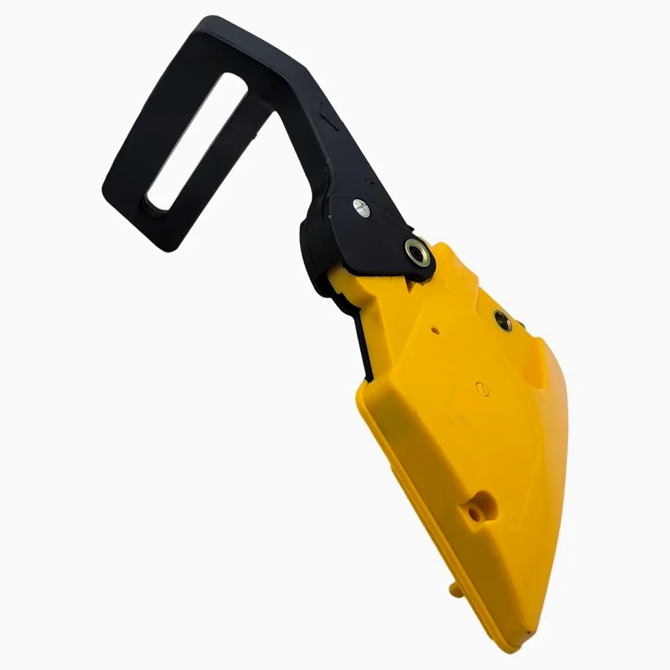 Kit De Bomba Aceite Cubierta Protectora Mano Freno | Piezas de motosierra for Partner 350 351 con tapa de combustible y aceite, repuestos de motosierra con resorte de choque