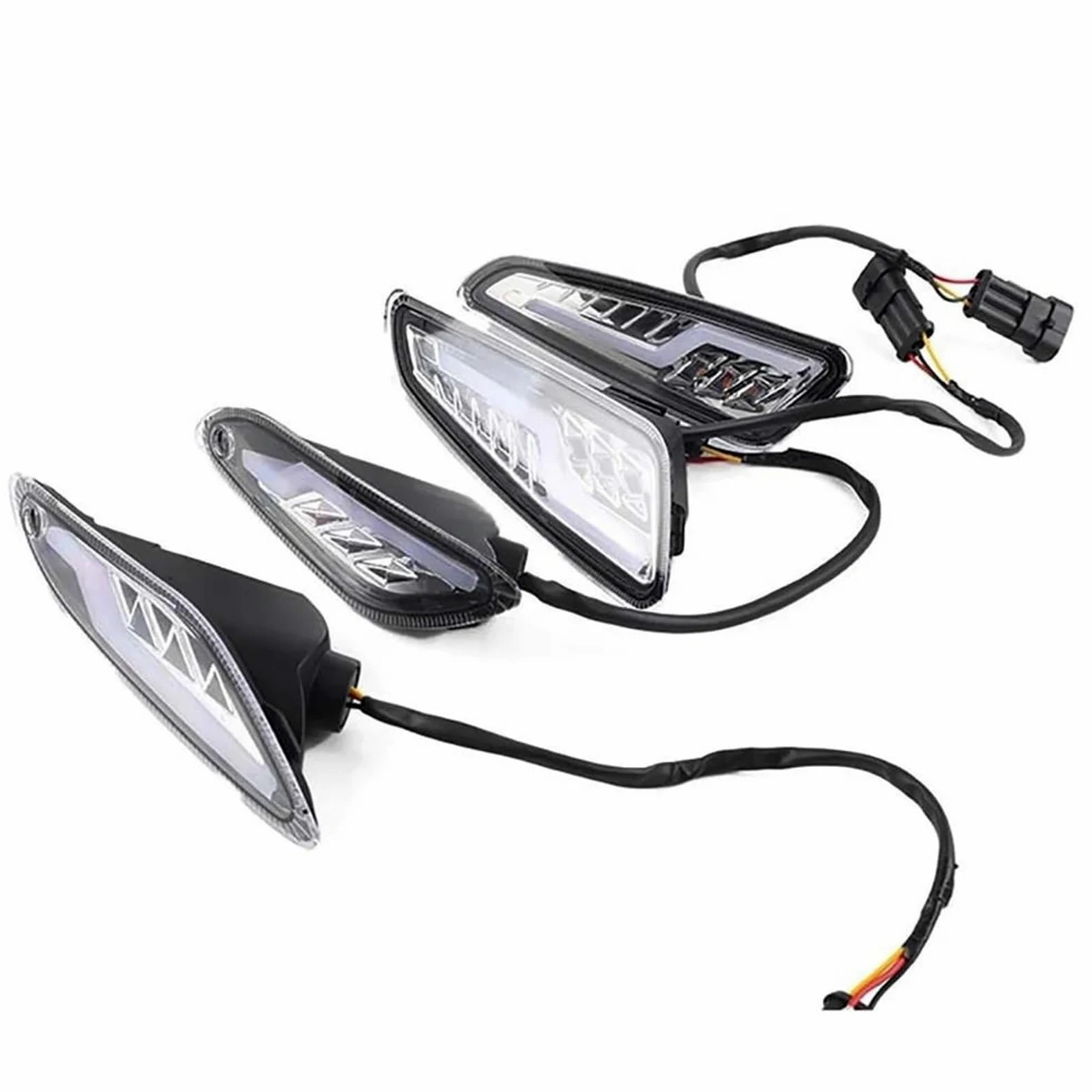 Moto Indicadores Intermitentes LED Para Motocicleta Para PIAGGIO Para Vespa Primavera 50 125 150 (2013-2023) Intermitentes Luz De Señal De Giro(Color1)