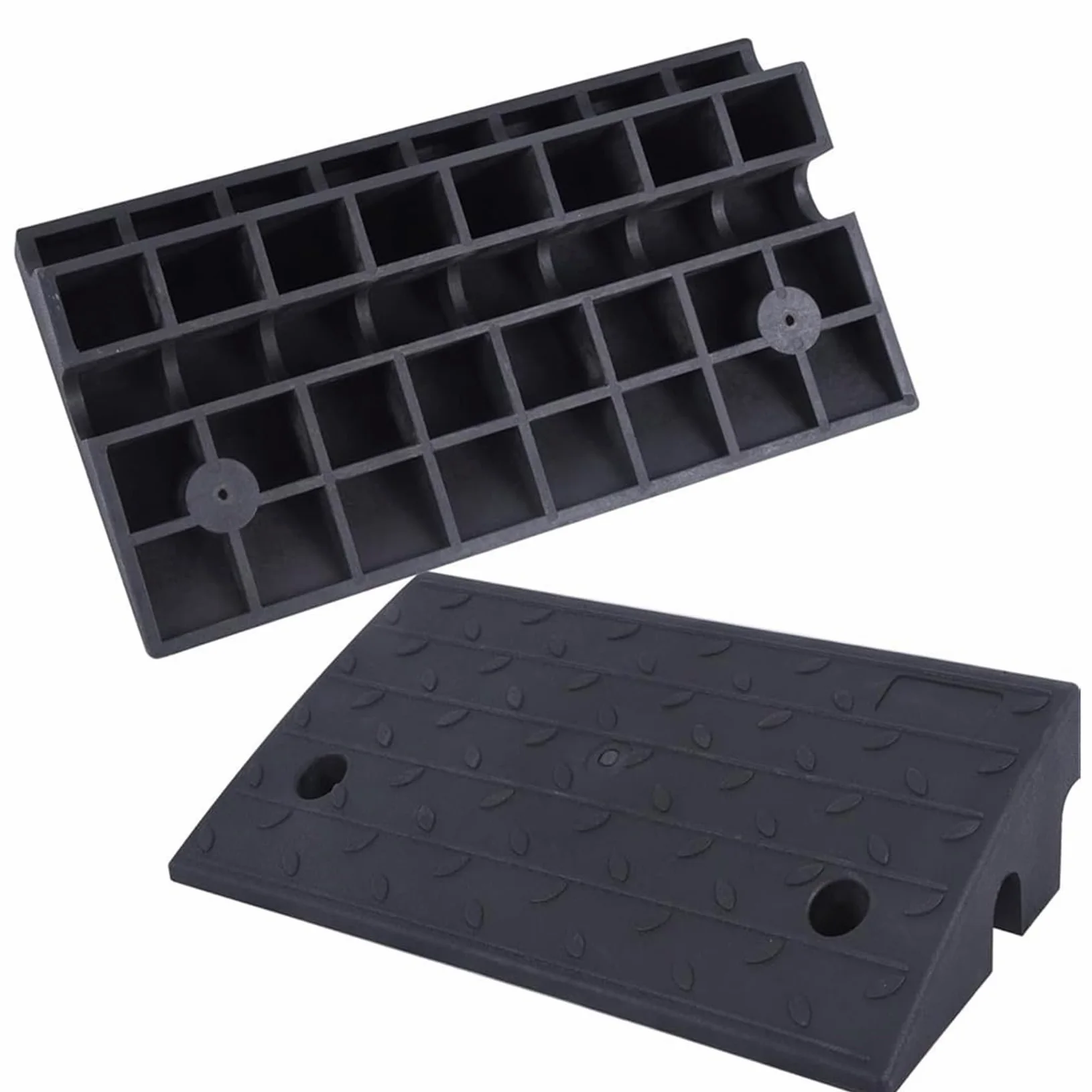 Rampa para AutomóViles, Rampa para Sillas de Ruedas, Rampa para Escalones, Rampa PortáTiles, Rampa de Carga para Trabajos Pesados-para Escalones, Garajes, Cortadoras de CéSped