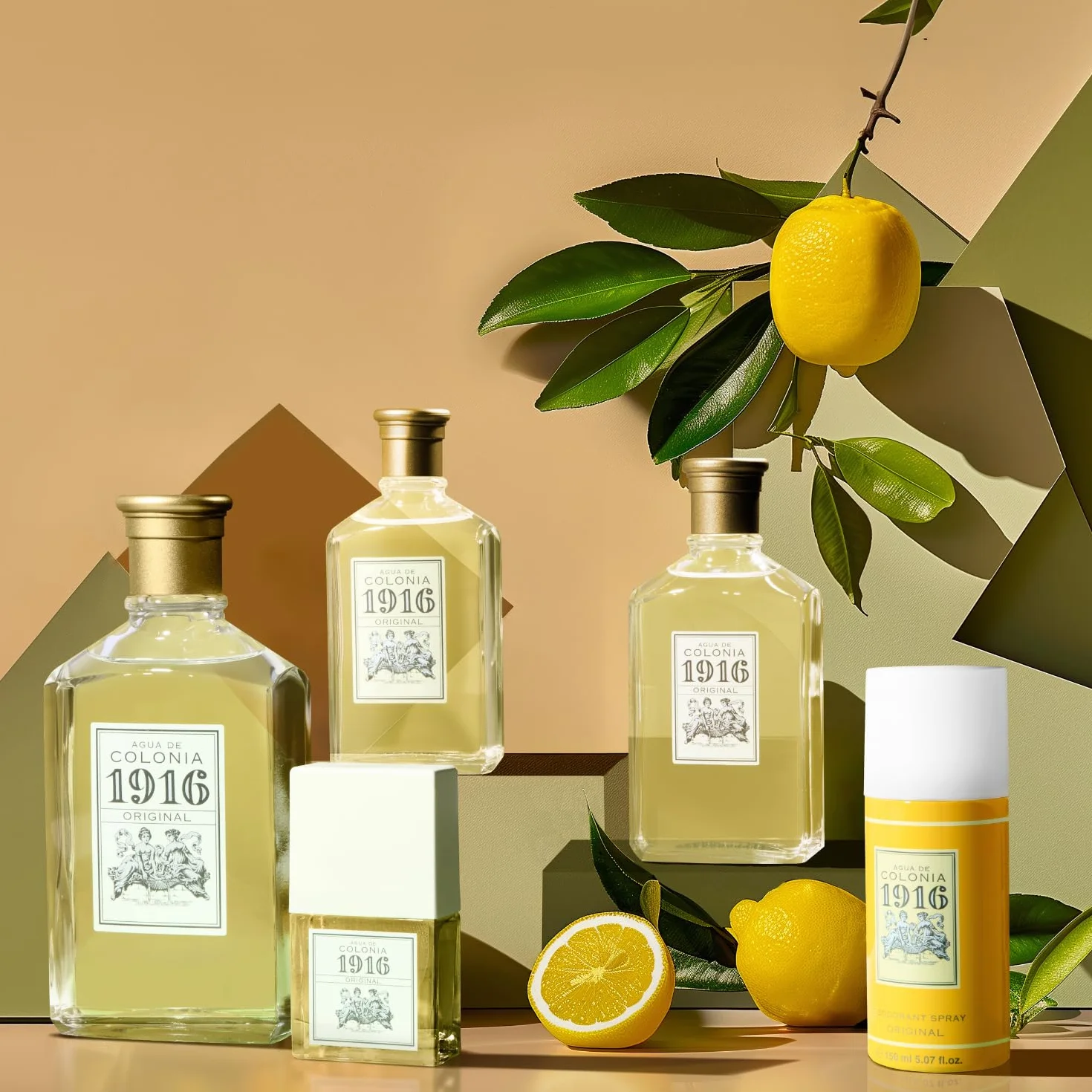 Original 1916 Agua de Colonia Unisex, Eau de Toilette Hombre y Mujer, Fragancia Cítrica y Floral