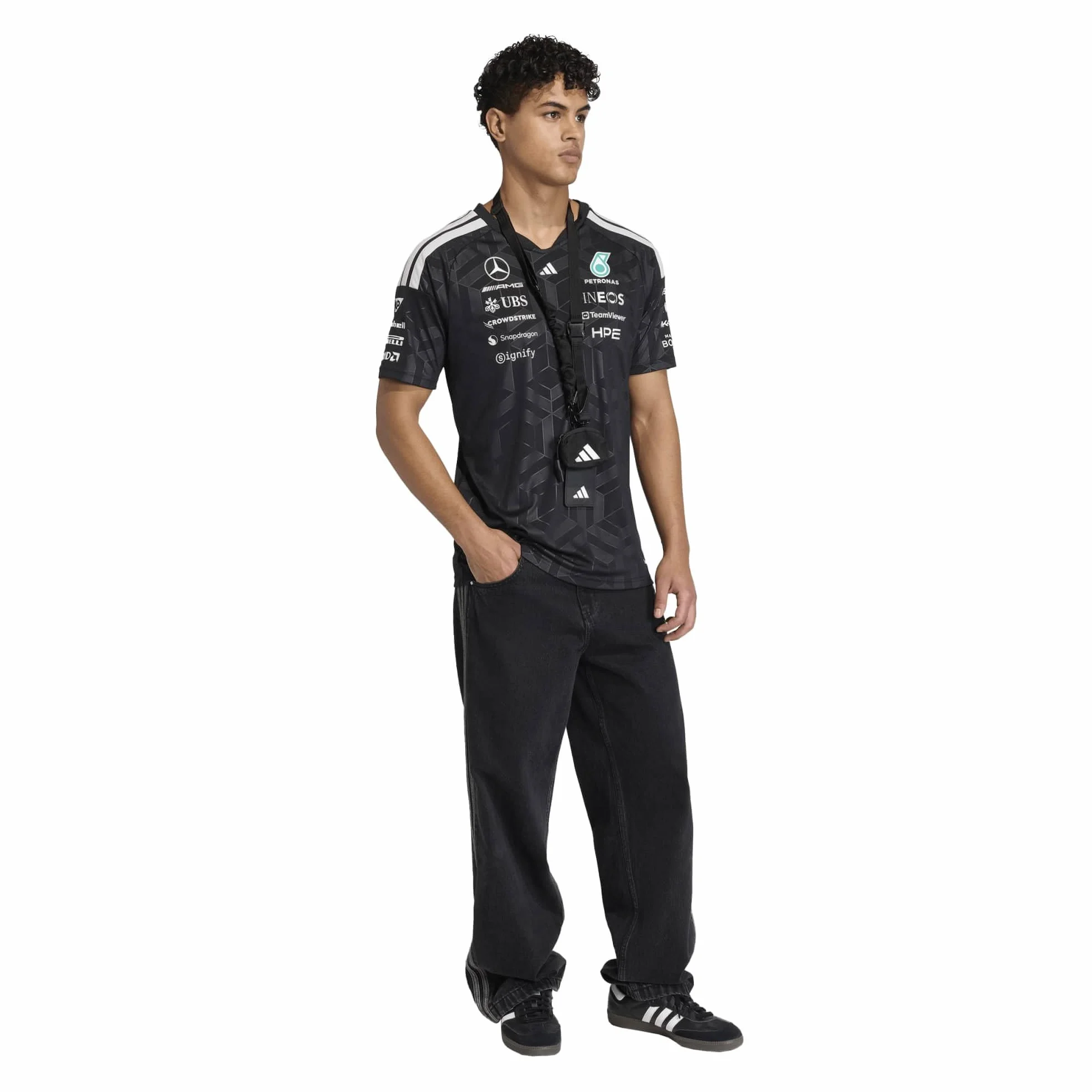 adidas Men's Camiseta PILOTO Mercedes - AMG Petronas Formula 1 Team