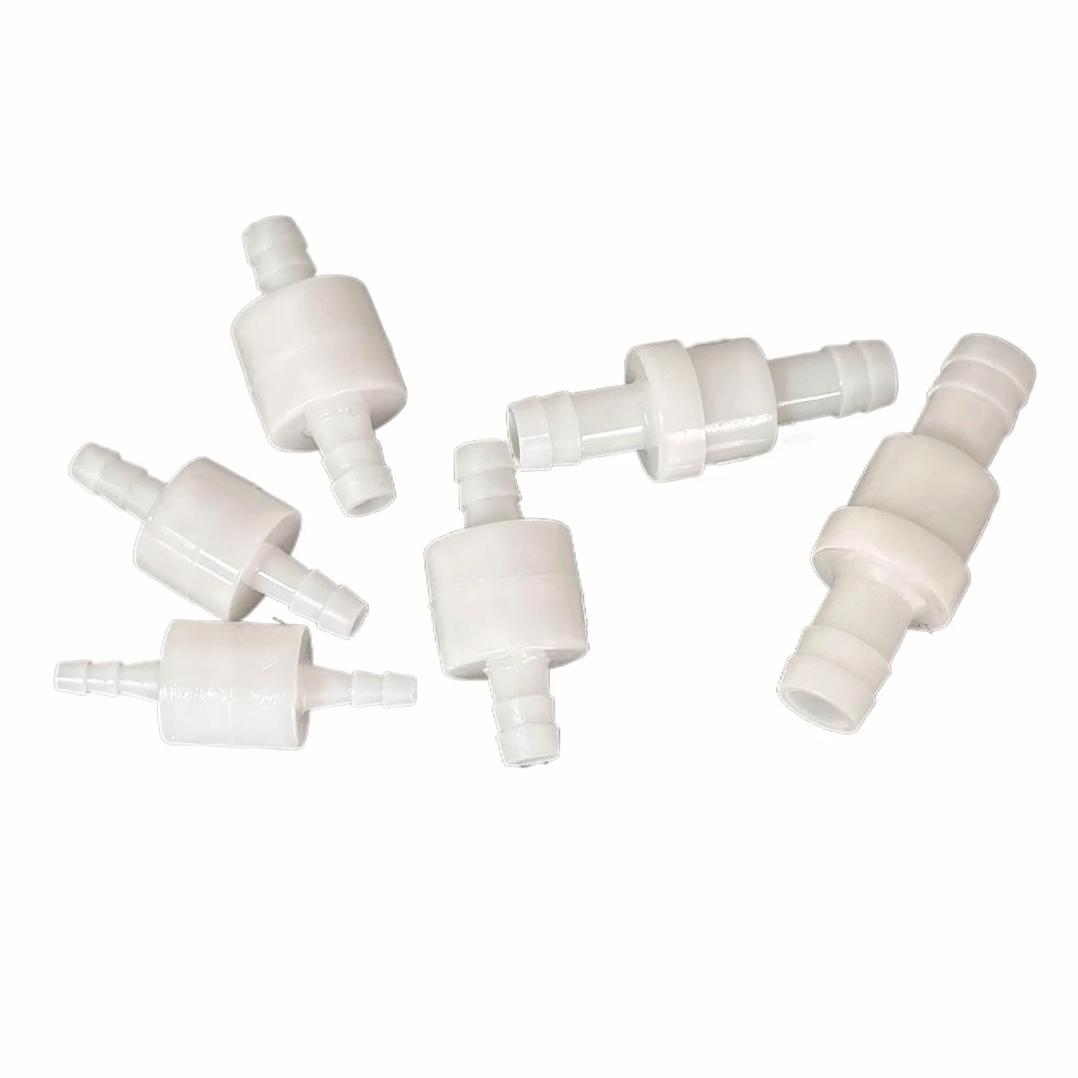 1 válvula de retención de plástico de 1 vía de 4 mm, 6 mm, 8 mm, 10 mm, 12 mm