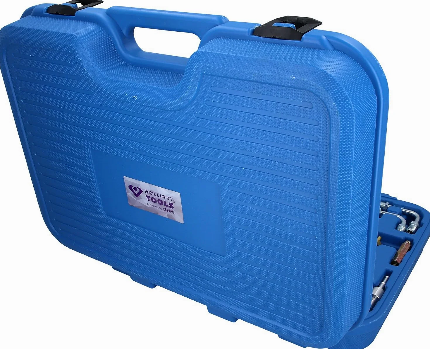 BRILLIANT TOOLS BT581400 Juego de comprobador de presión de gasolina, 44 pzs [Powered by KS TOOLS]