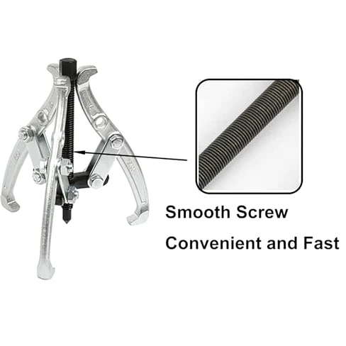 Juego de extractor de rodamientos de precisión, herramienta universal de extracción de rodamientos libremente extensible para bujes de inercia, poleas y bridas, herramienta esencial de mantenimiento