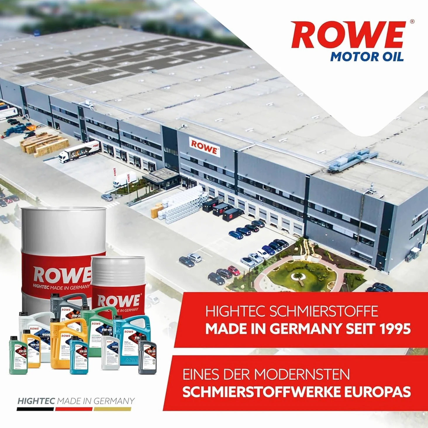 ROWE Aceite de motor 10W-40 Formula GTS HC ACEA A3/B4 API CF API SN 5L Compatible con VW Polo V Hatchback 6R1, 6C1 up! Hatchback 121, 122, BL1, BL2, BL3, 123 Golf 7 Hatchback 5G1, BQ1, BE1, BE2 | Aceite de motor suave para motores de gasolina y diésel sin