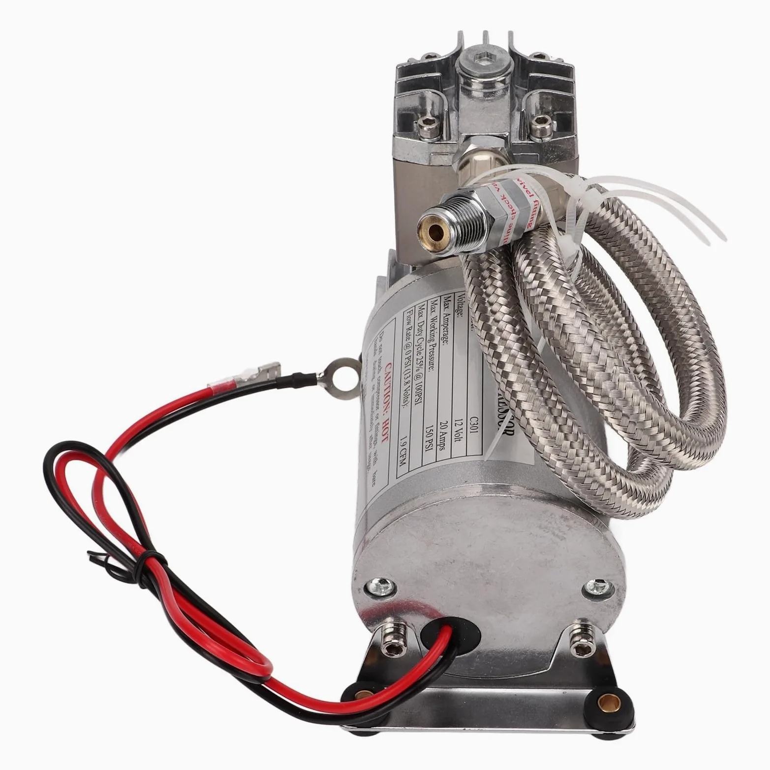 Compresor de Aire Resistente Portátil 12 V 150 PSI Metal para Vehículos Barcos