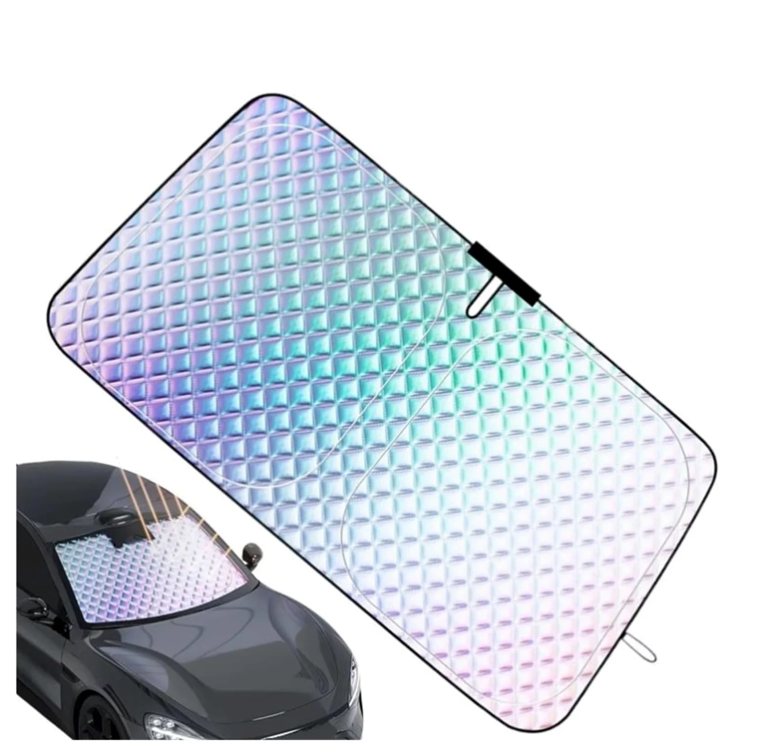 Parasol Para Parabrisas De Coche, Protector Ventana Frontal Plegable, Bloqueador Calor, Visera, Rayos UV Parasol Para Coche