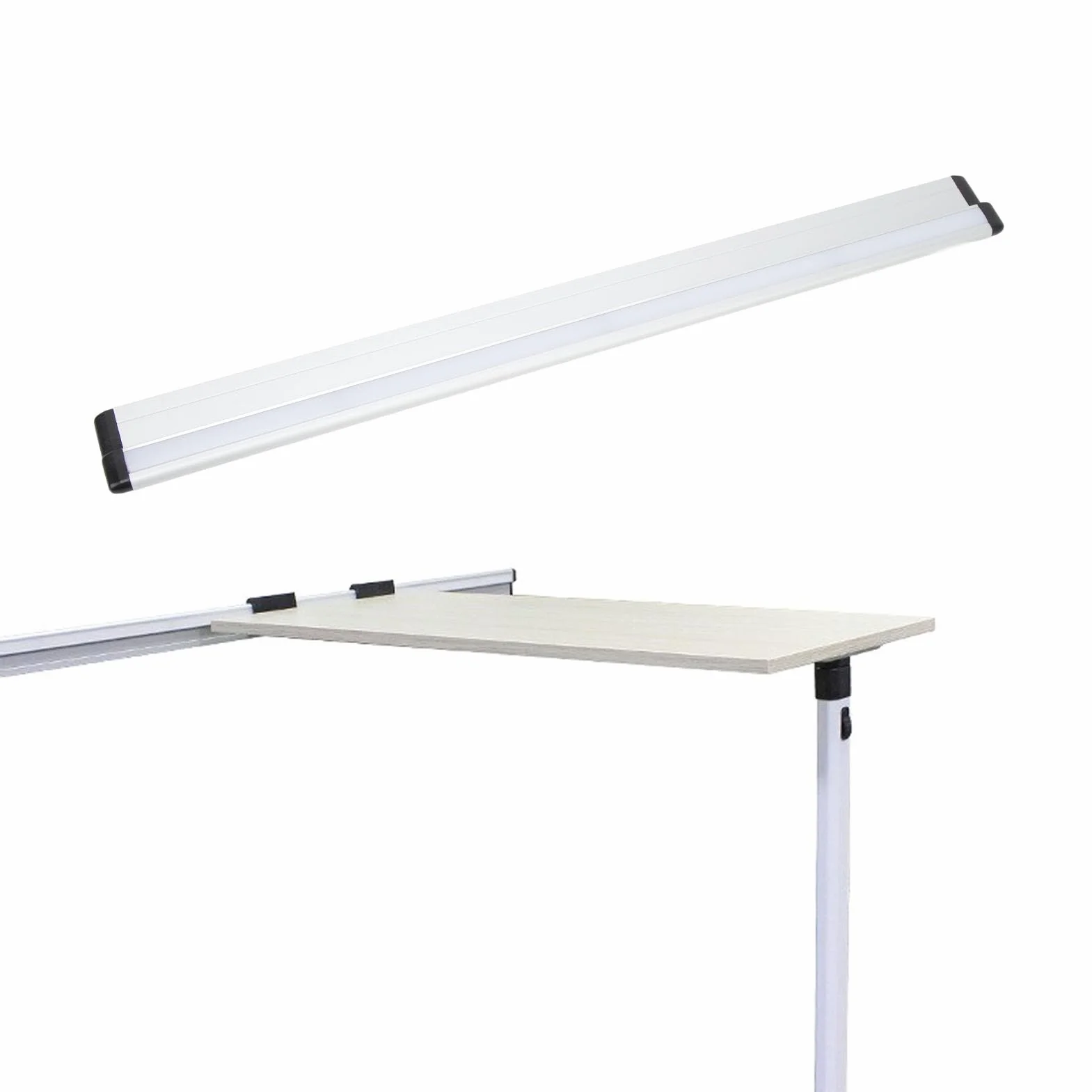 Guía de escritorio plegable, práctica guía de mesa para autocaravana antivibración de 500 mm para caravana y barco