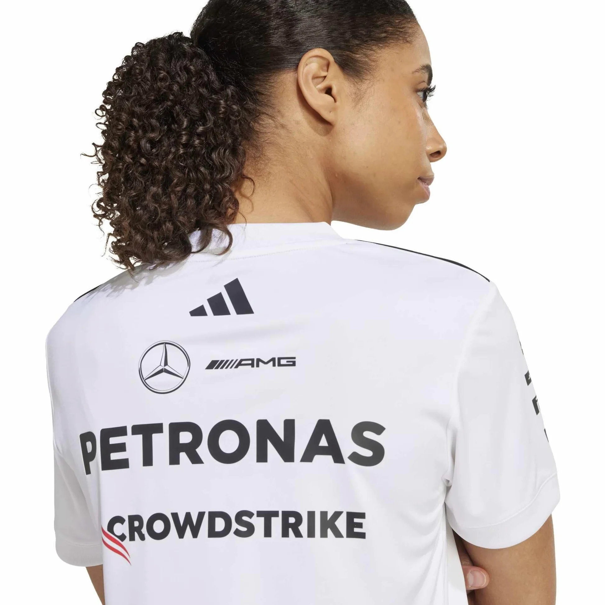 adidas Mercedes - Amg Petronas Formula One Team Driver Jersey White Women Camiseta (Manga Corta) Mujer (Pack de 1)