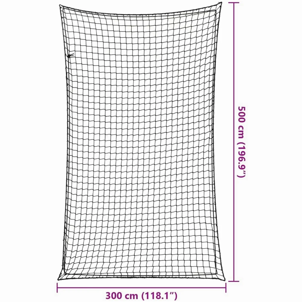 Remolque de red con cuerda de goma negra, 5 x 3 m, polipropileno, elástico y resistente a la intemperie, seguro de carga para coche, coche, SUV, furgoneta, versátil para equipaje, maletero