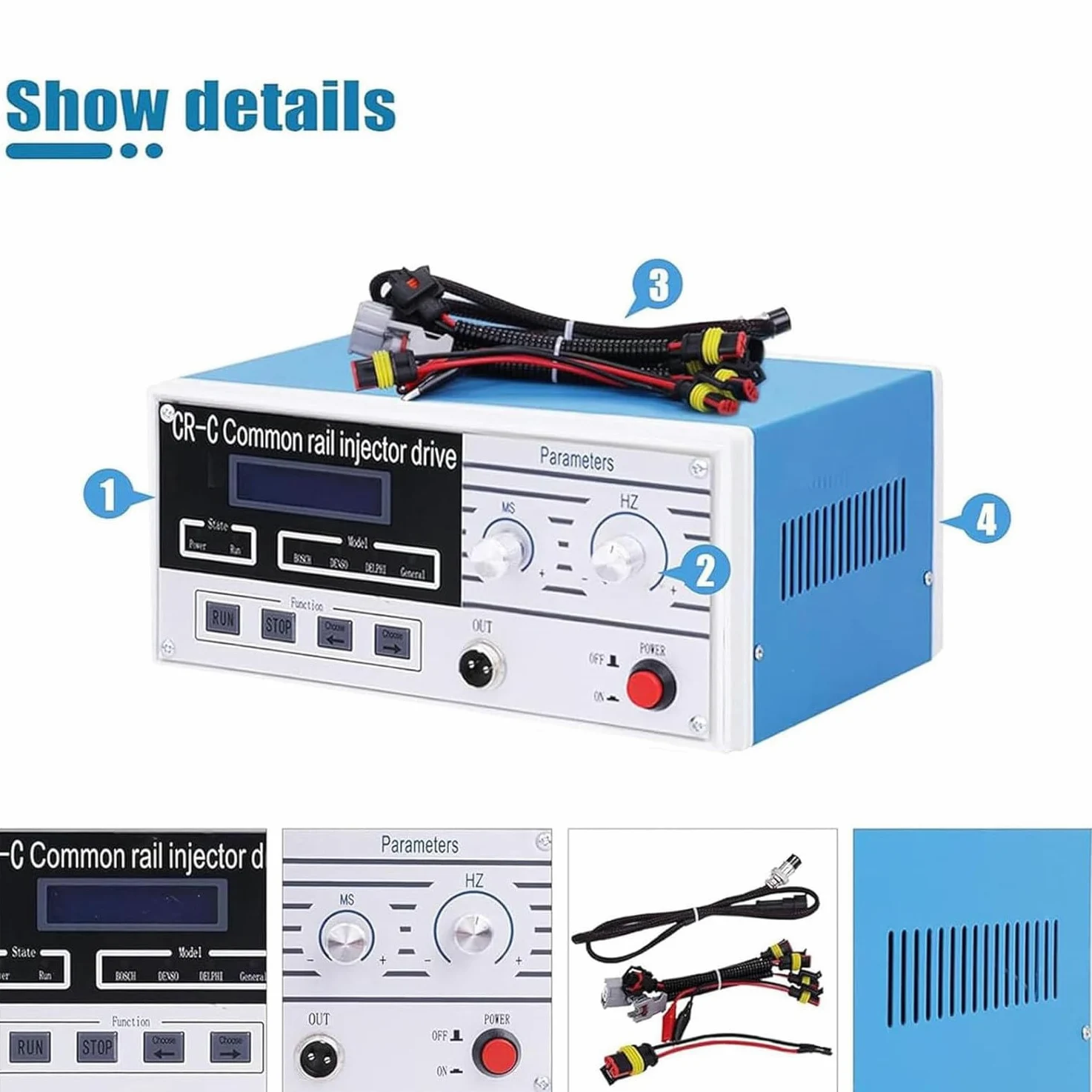 Kit De Comprobación De Inyectores Common Rail, Comprobador Multifunción De Inyectores Diésel Comunes, Con Comprobador De Inyectores Diésel De 600 Bar Y 8000 Psi