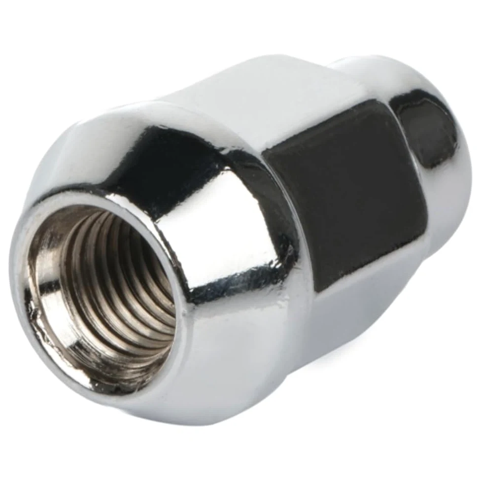 20 tuercas hexagonales cromadas 7/16-20 de bellota de 3/4 (19 mm) (acero endurecido a través)