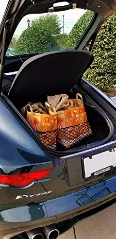 Red de Carga de Malla elástica Estilo sobre para Jaguar F-Type 2015-2023 - Organizadores y Almacenamiento de Maletero Red de Equipaje para Coupe (Solo)- El Mejor Organizador de