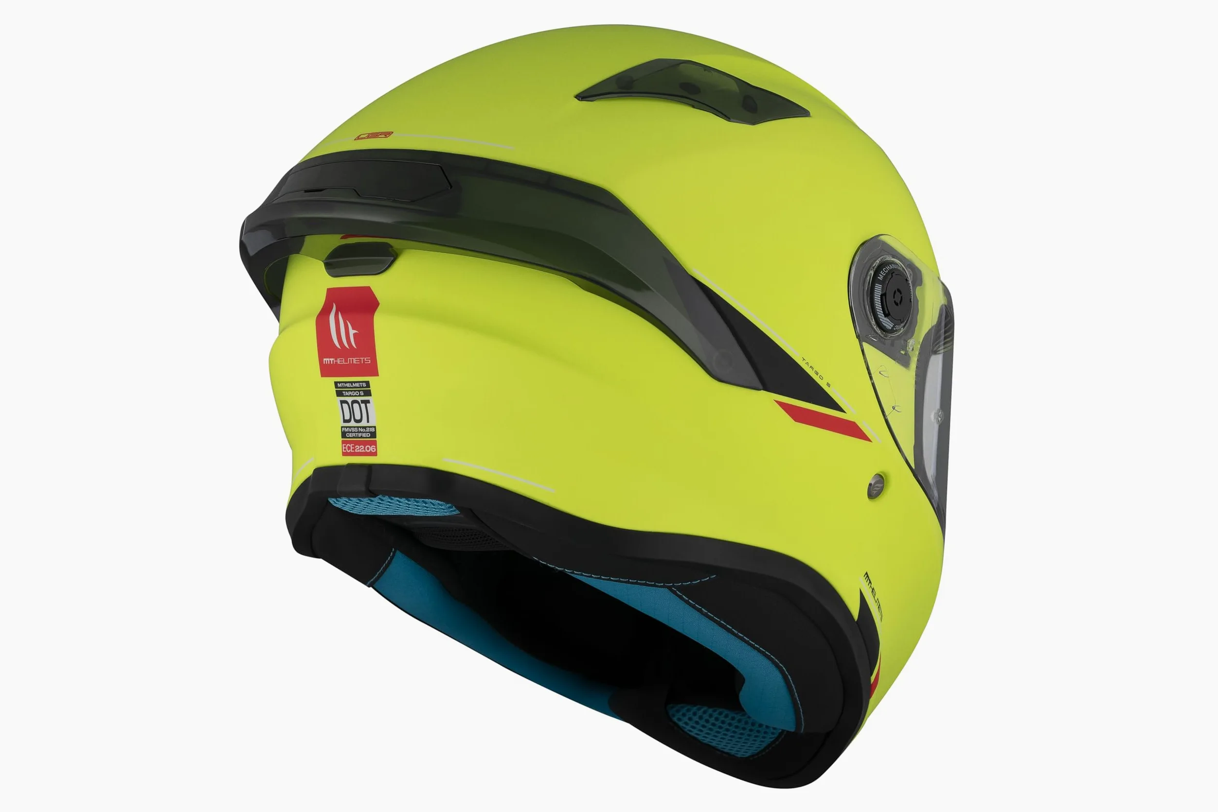 MT Helmets Targo S – Casco Moto Integral con Visor Solar Full Vision, Pantalla Compatible con Pinlock, Interior Lavable y Cierre Micrométrico | Calota HIRP | Homologado ECE 22.06 & DOT
