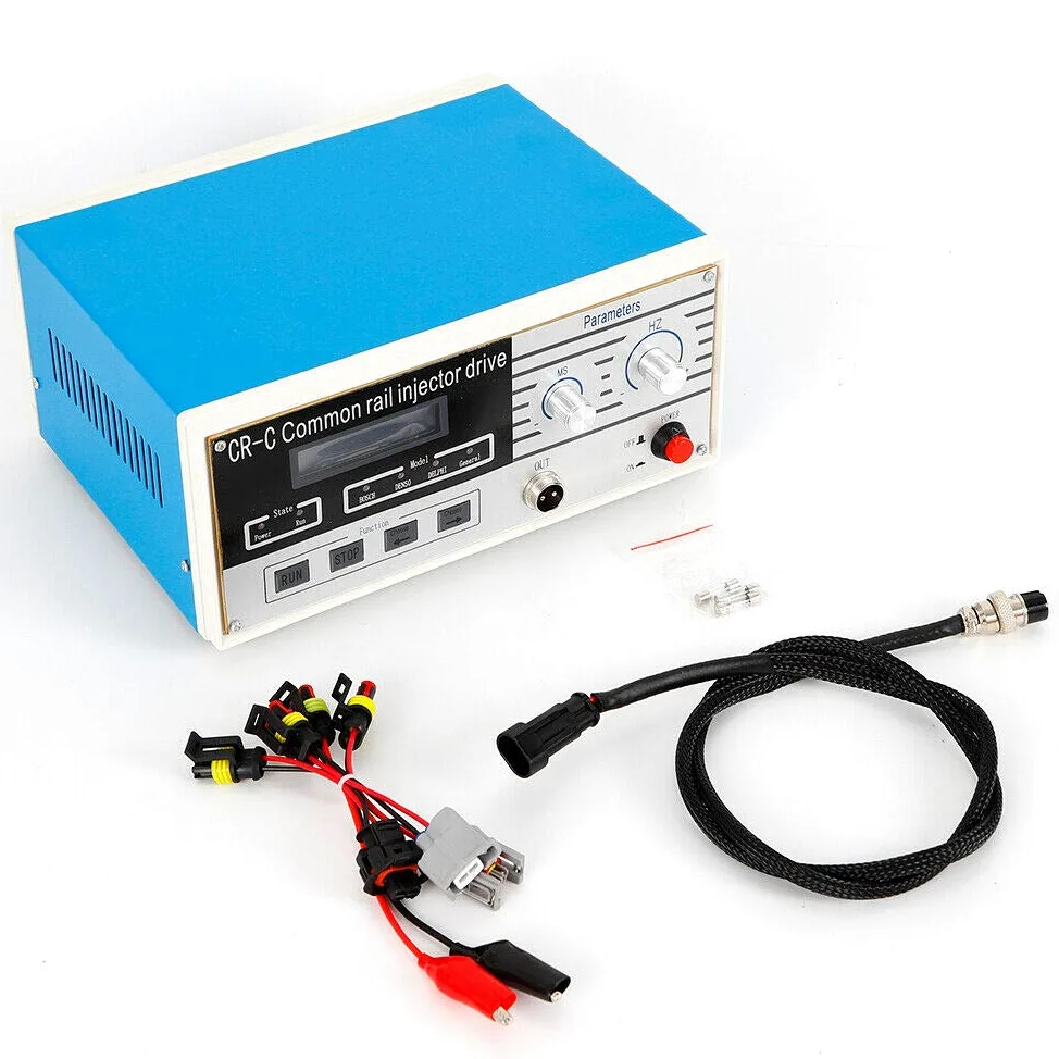 CR-C probador de inyector de barandilla común multifunción reparación inyector de combustible LCD pantalla diesel Common Rail inyector Tester