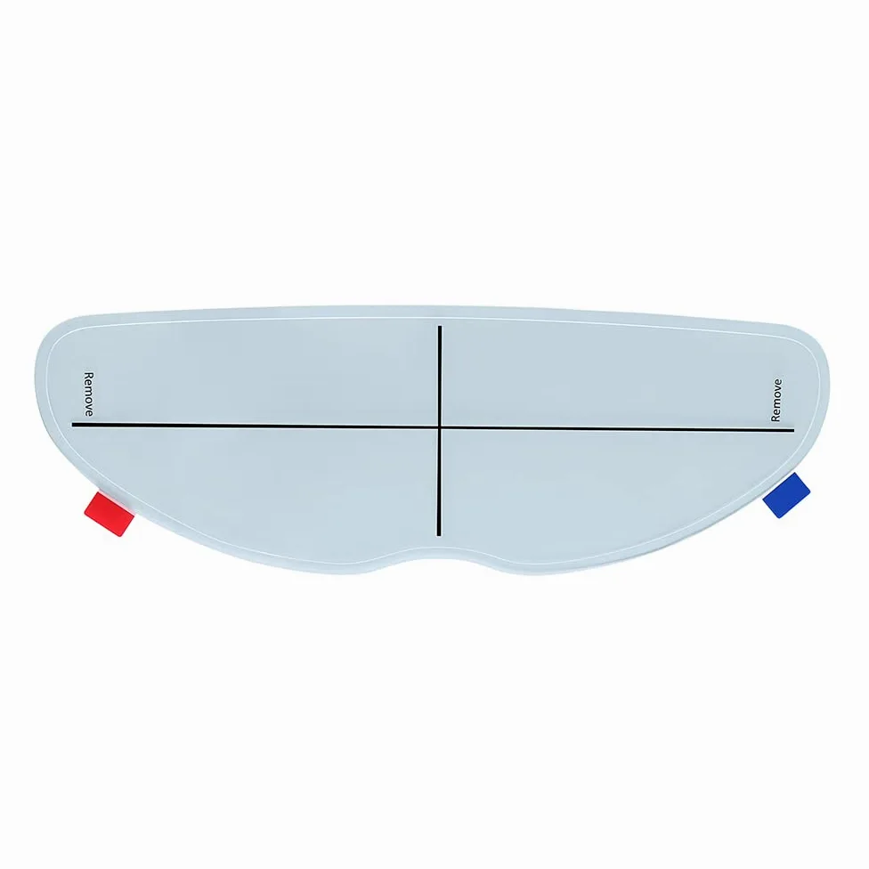 Película fotocromática antivaho para visera de casco, película de transición de tinte automático para visera de casco de motocicleta, 272 x 91 mm | De transparente a tintado para montar en todas las estaciones, en días soleados, fríos o nublados (oscuro)